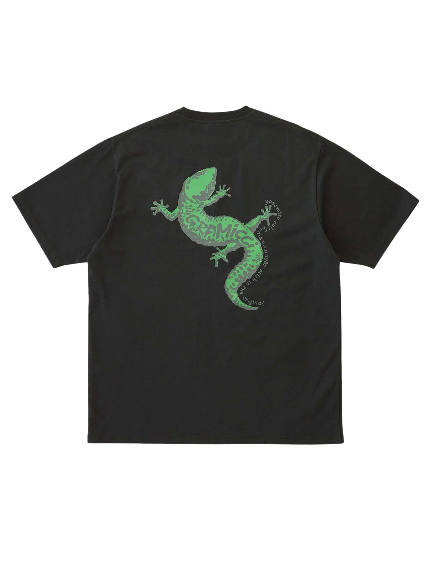 Gramicci T-Shirt Gecko Nero