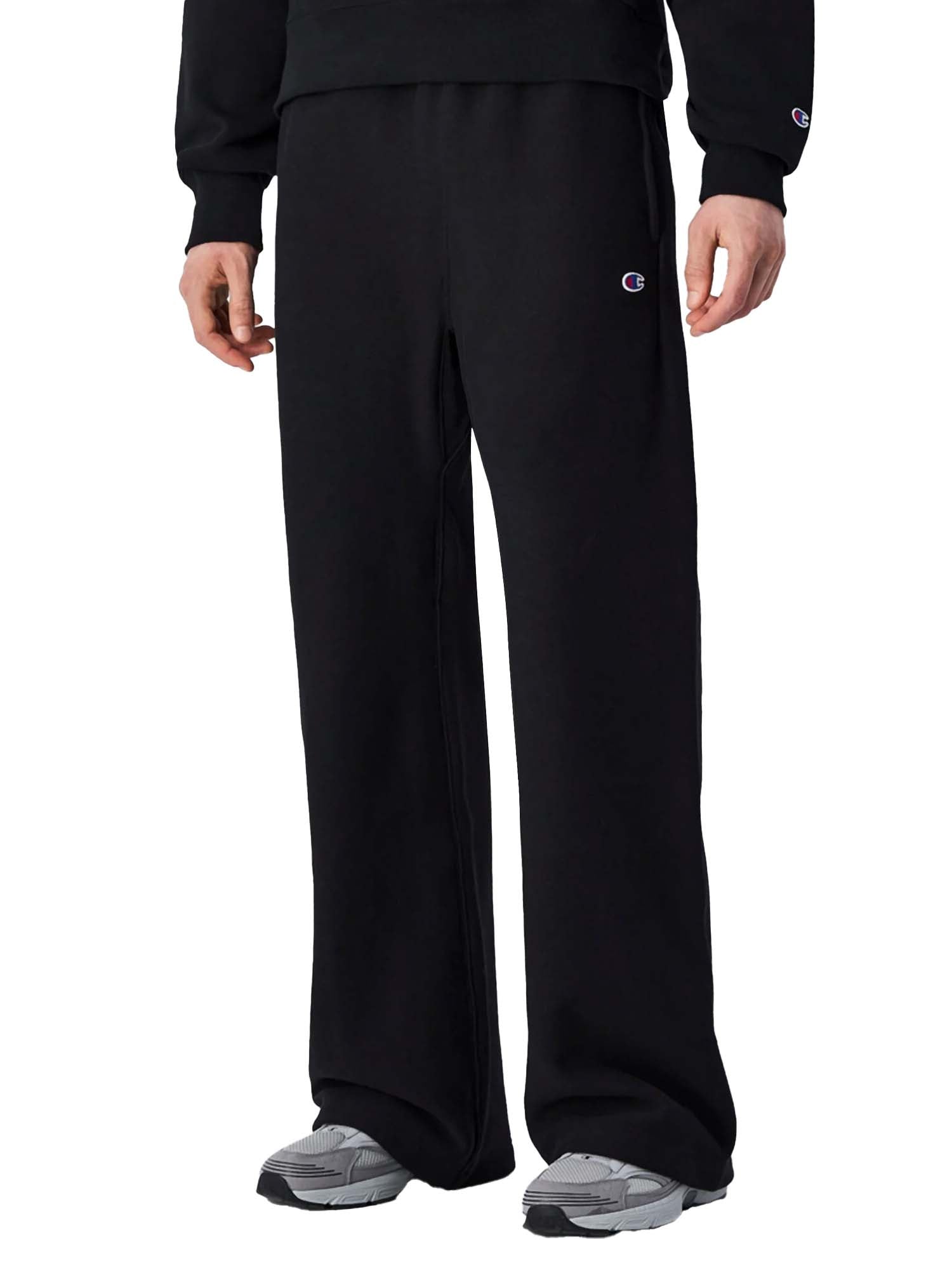 Champion Pantaloni joggers Reverse Weave a gamba ampia Nero
