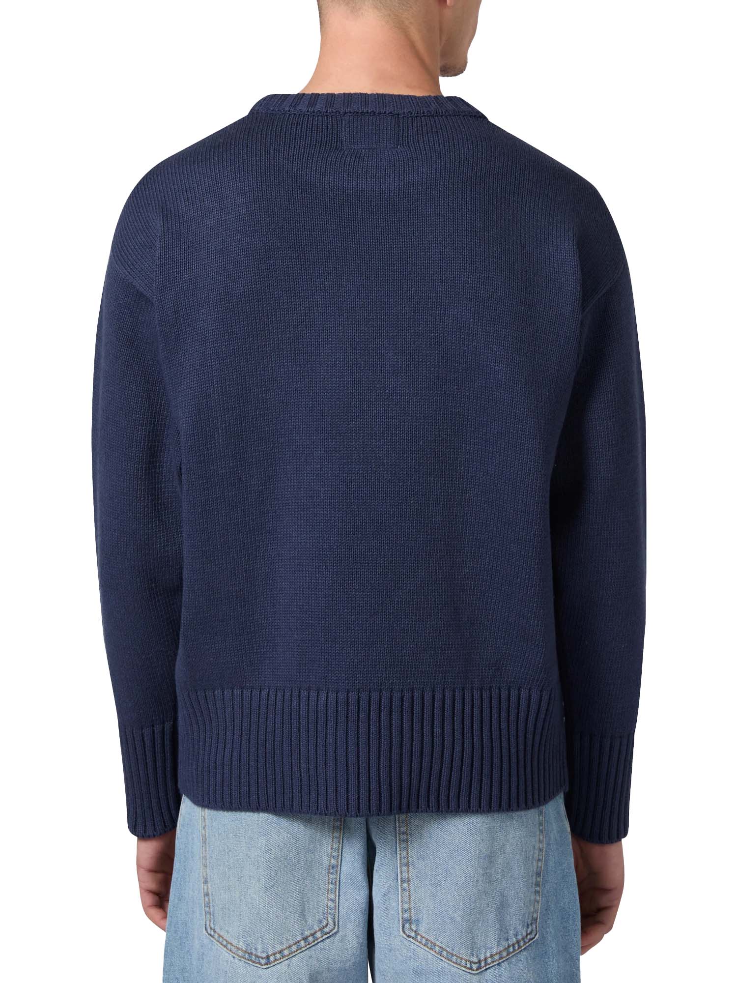 Champion Maglione Girocollo da Uomo Index & Archives Lighthouse Blu