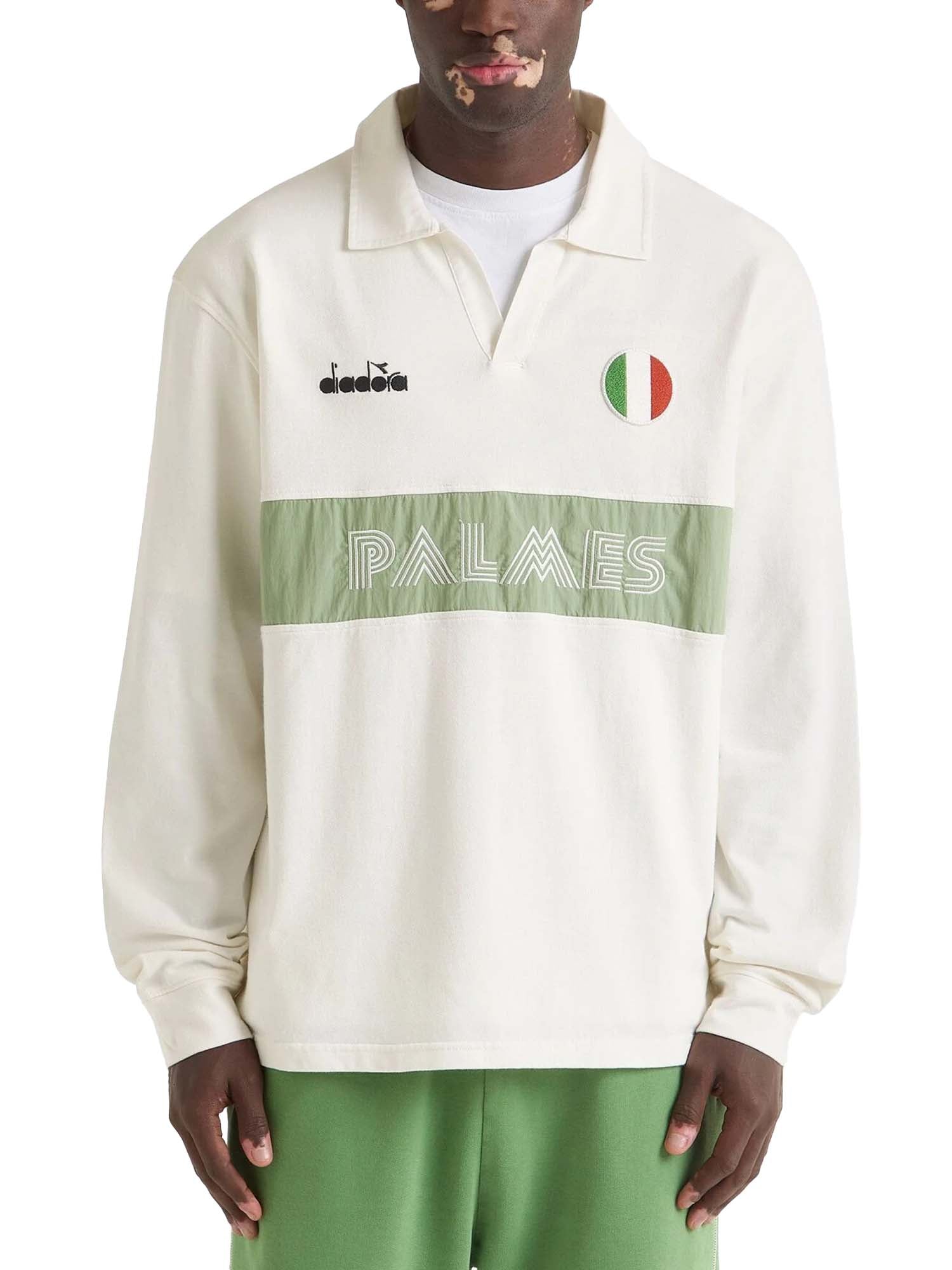 Diadora Polo LS Legacy Bianco