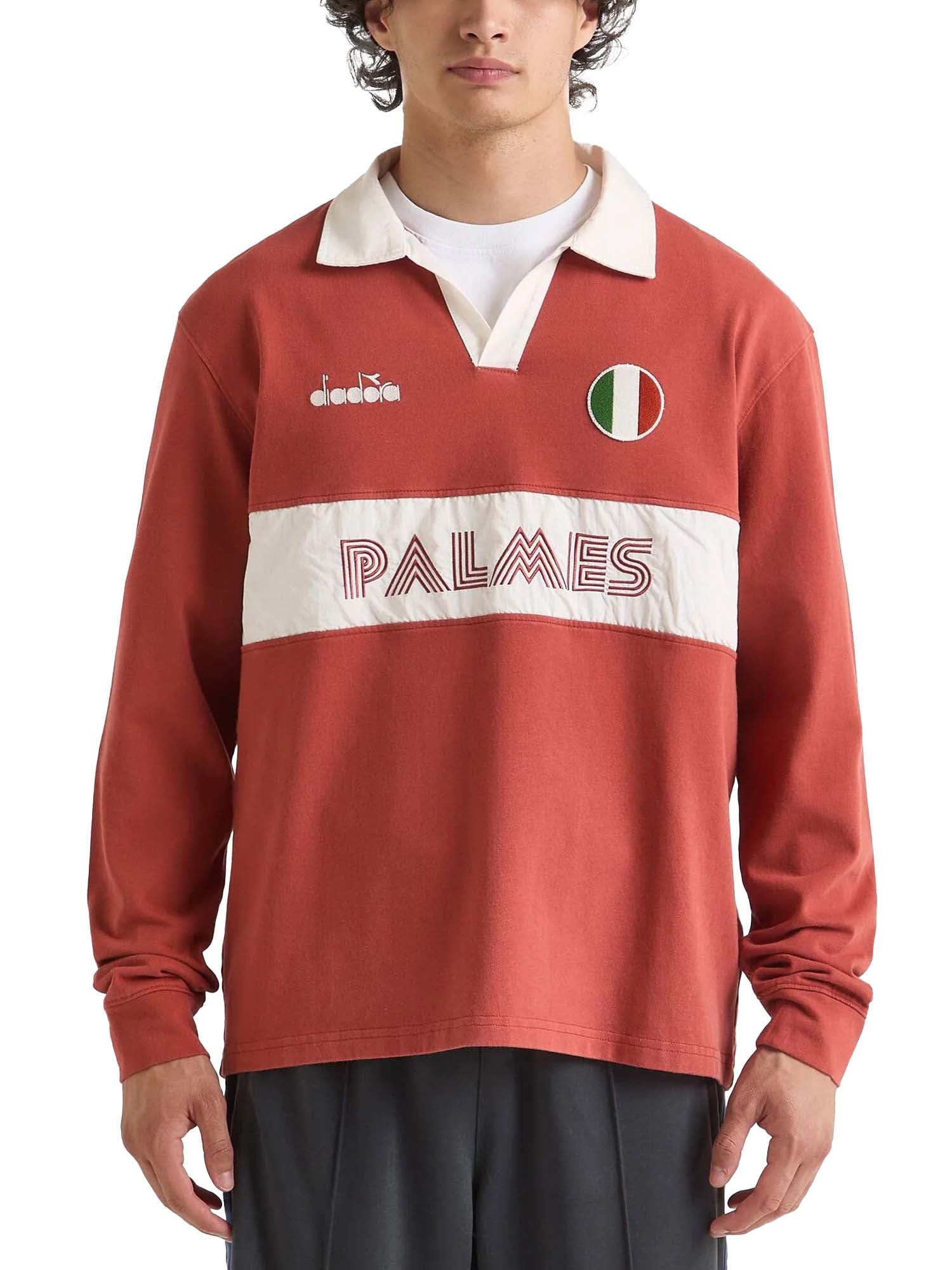 Diadora Polo LS Legacy Marrone