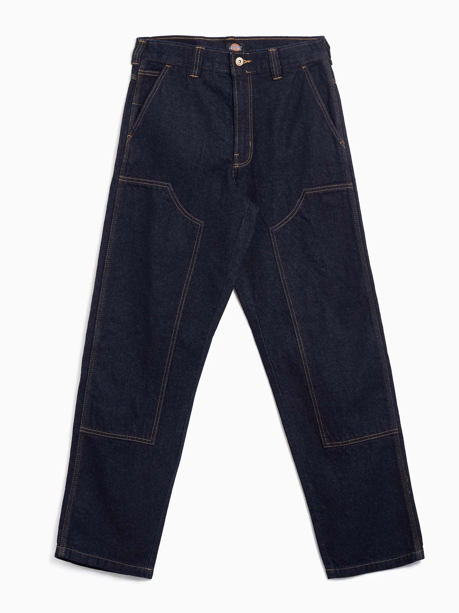 Dickies Jeans relaxed double knee Trucker Blu