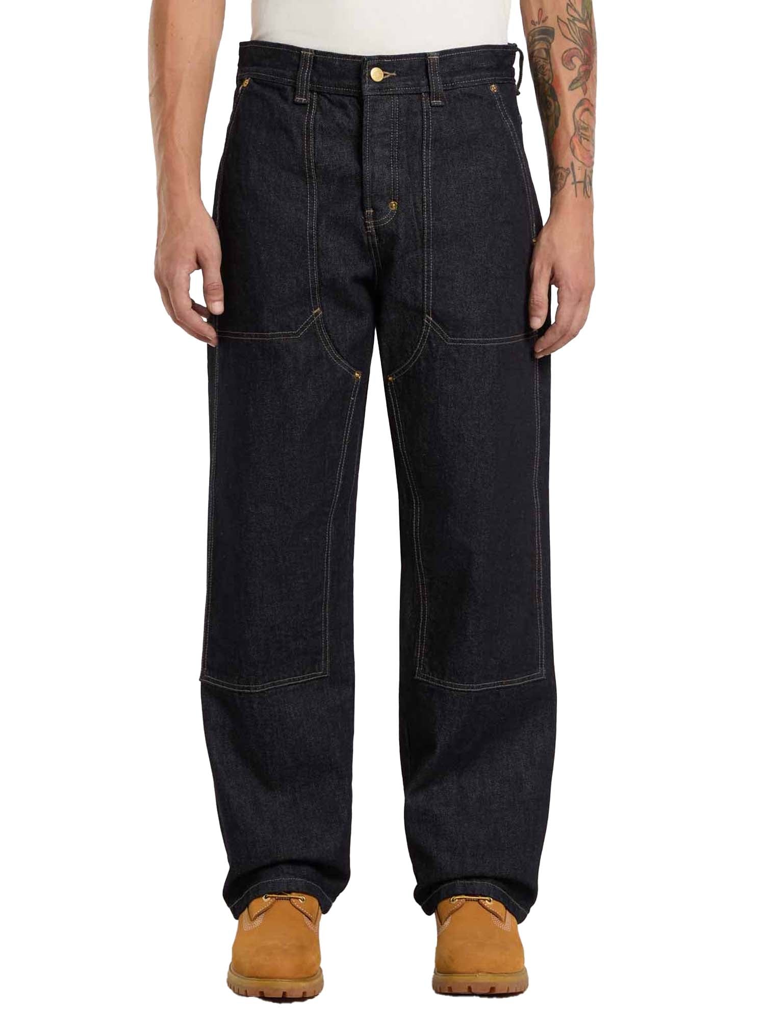 Dickies Jeans relaxed double knee Trucker Blu