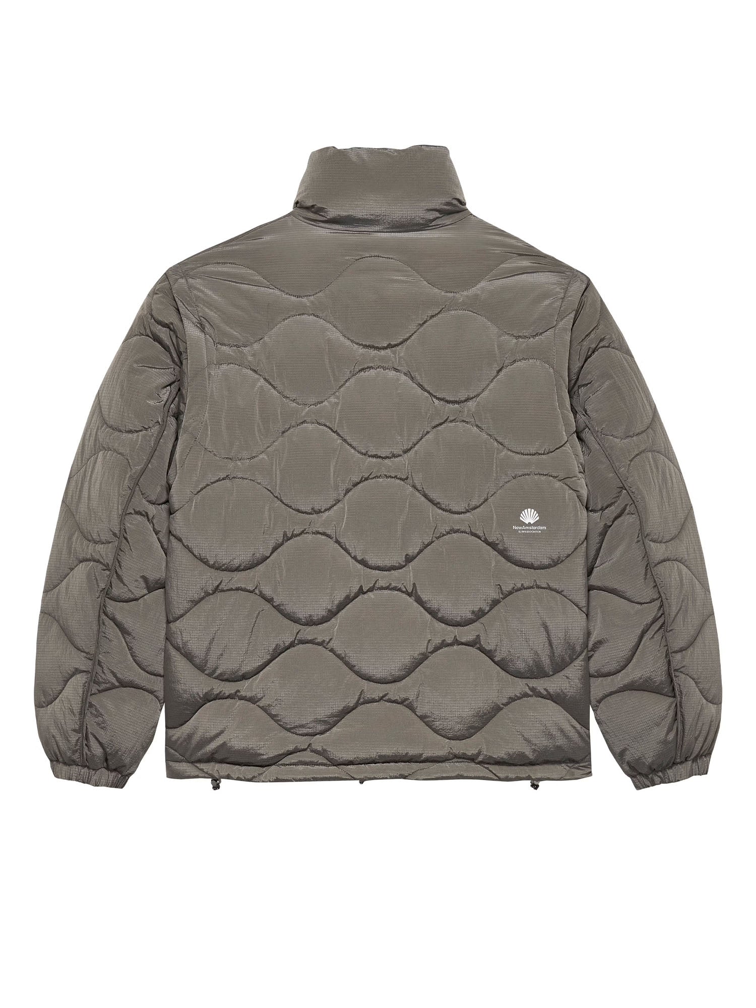 New Amsterdam Surf Association Giacca Con Maniche Removibili Grigio