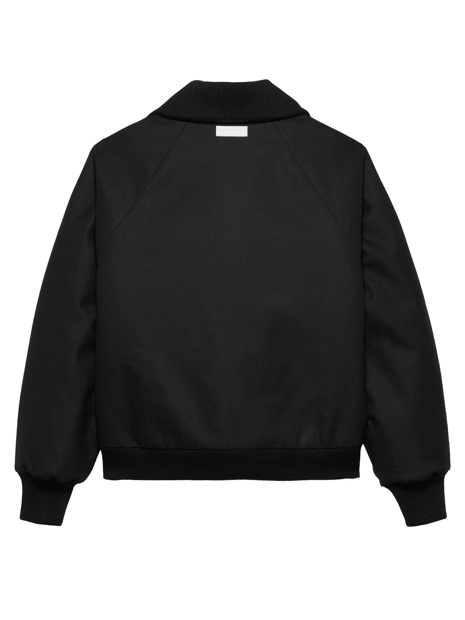 New Amsterdam Surf Association Wool Bomber Giacca Uomo Nero
