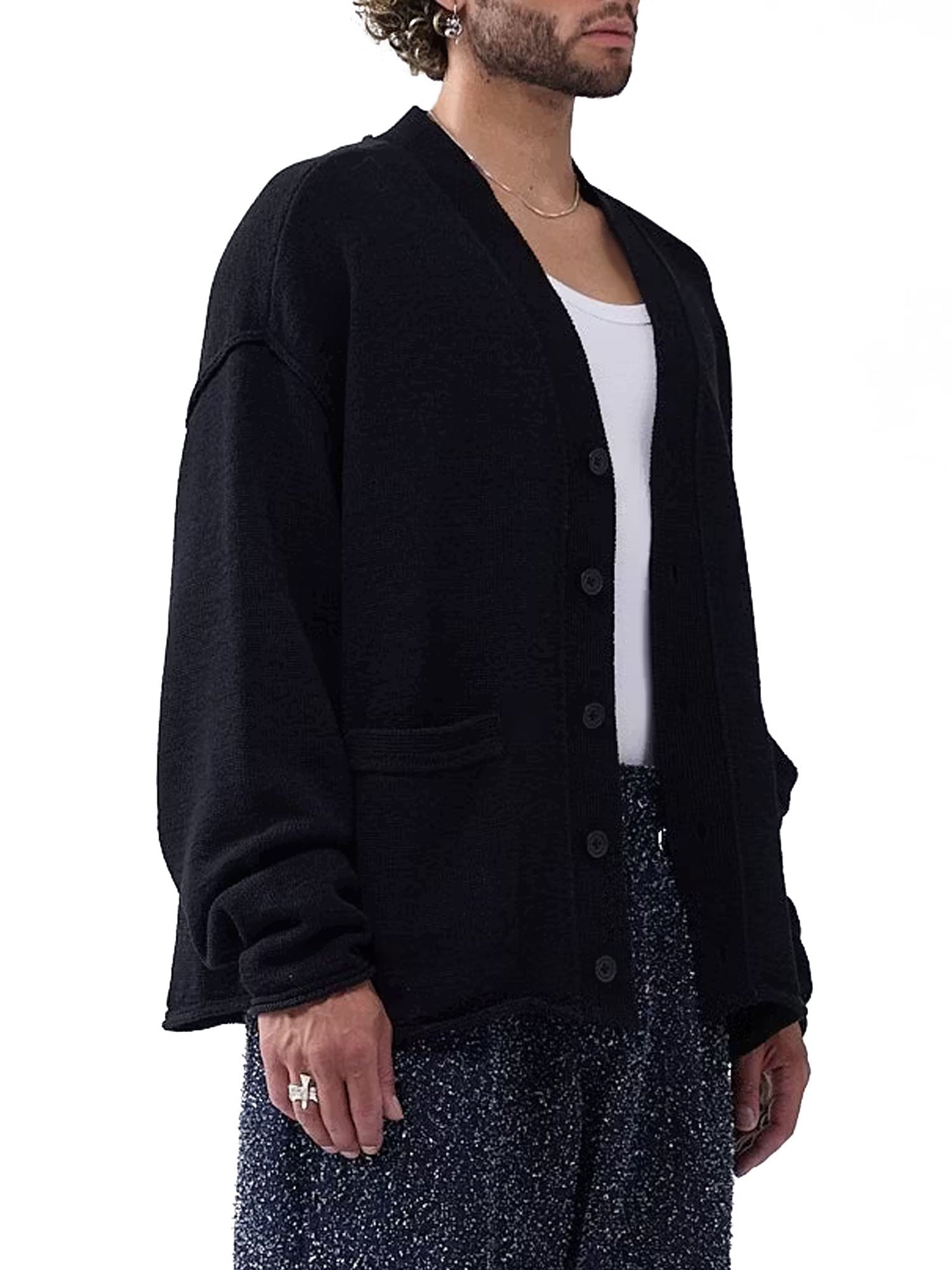 New Amsterdam Surf Association Logo Cardigan Unisex Nero