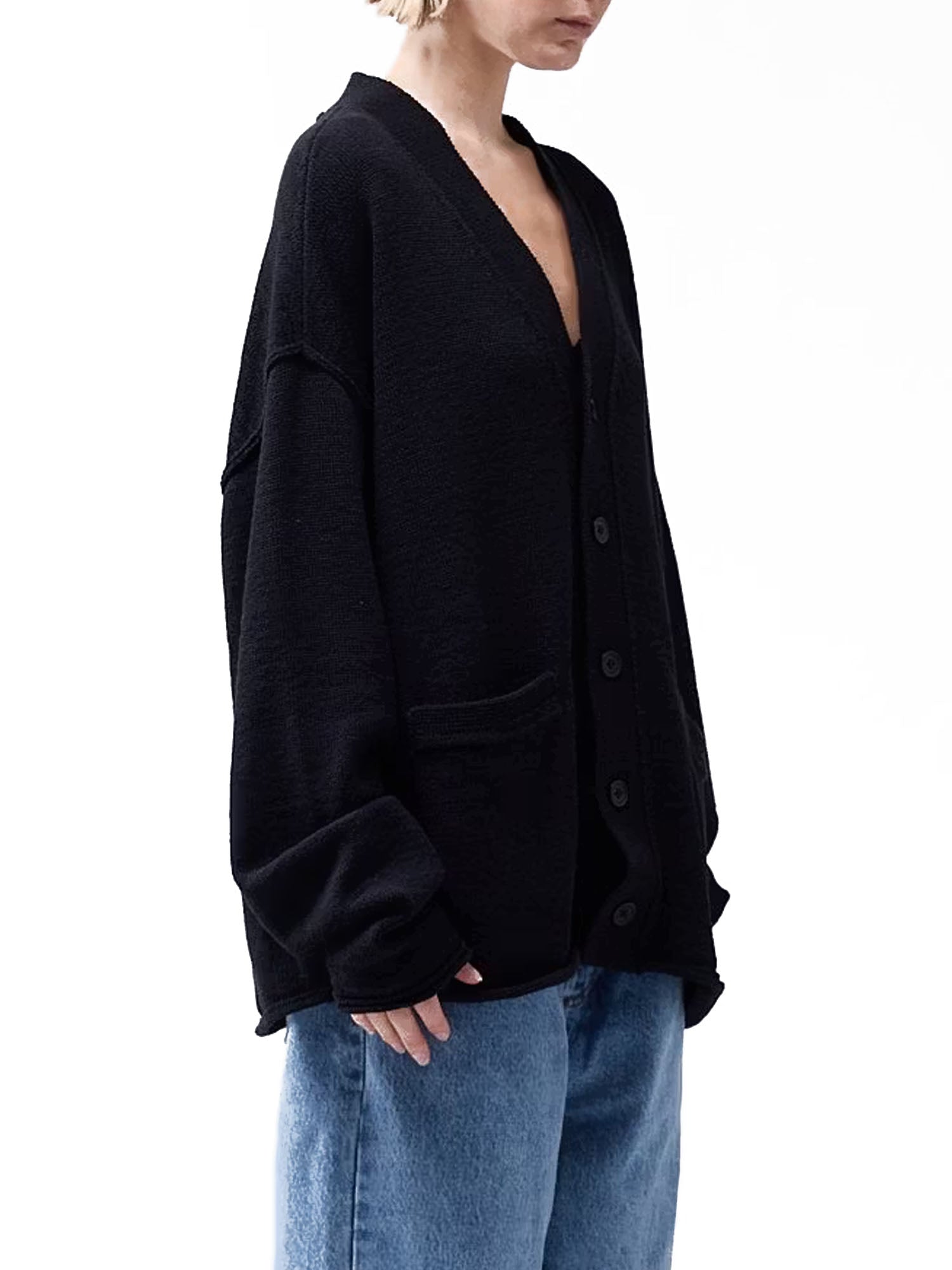 New Amsterdam Surf Association Logo Cardigan Unisex Nero