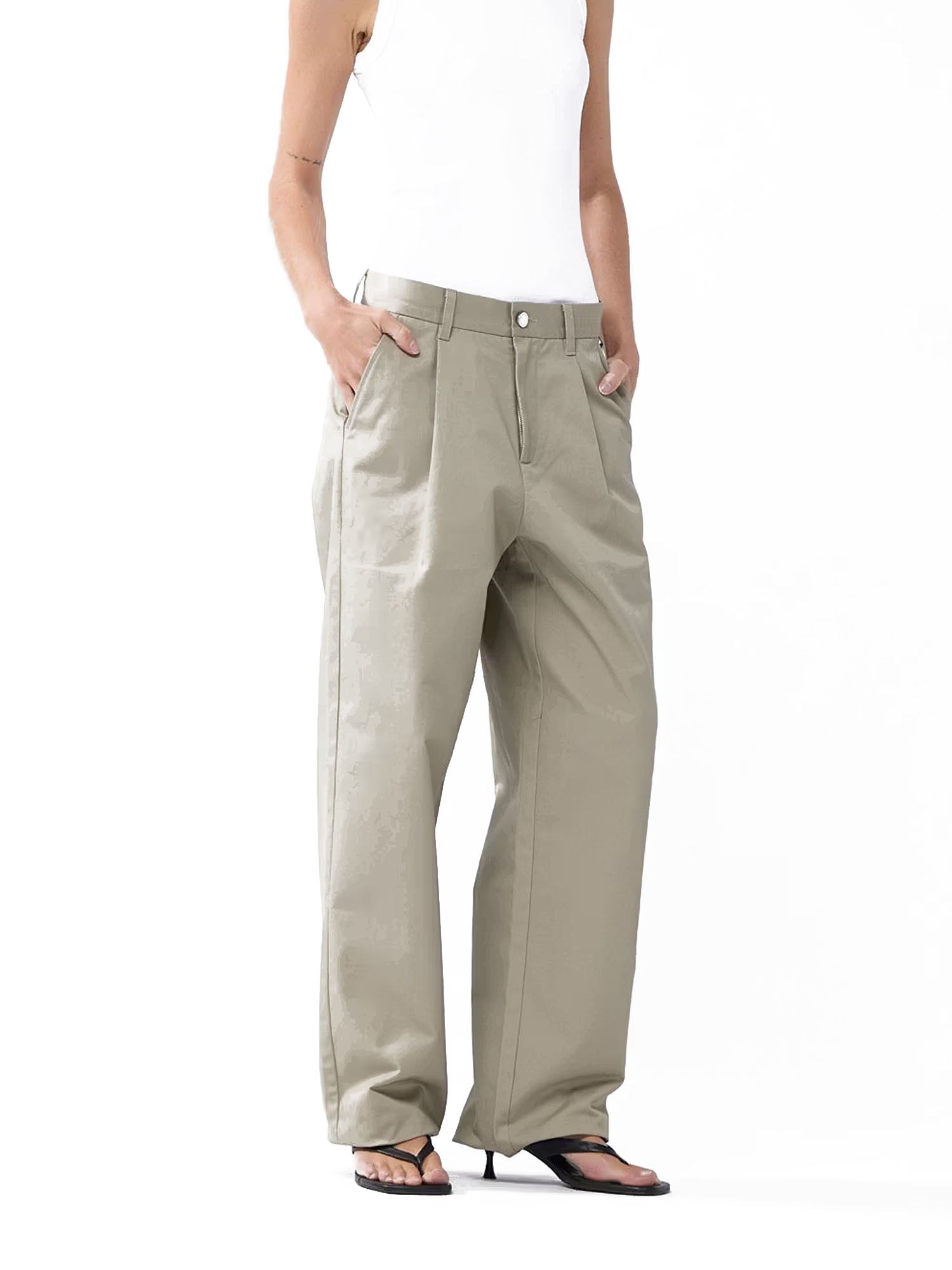 New Amsterdam Surf Association Reworked Trousers Pantaloni Unisex Beige