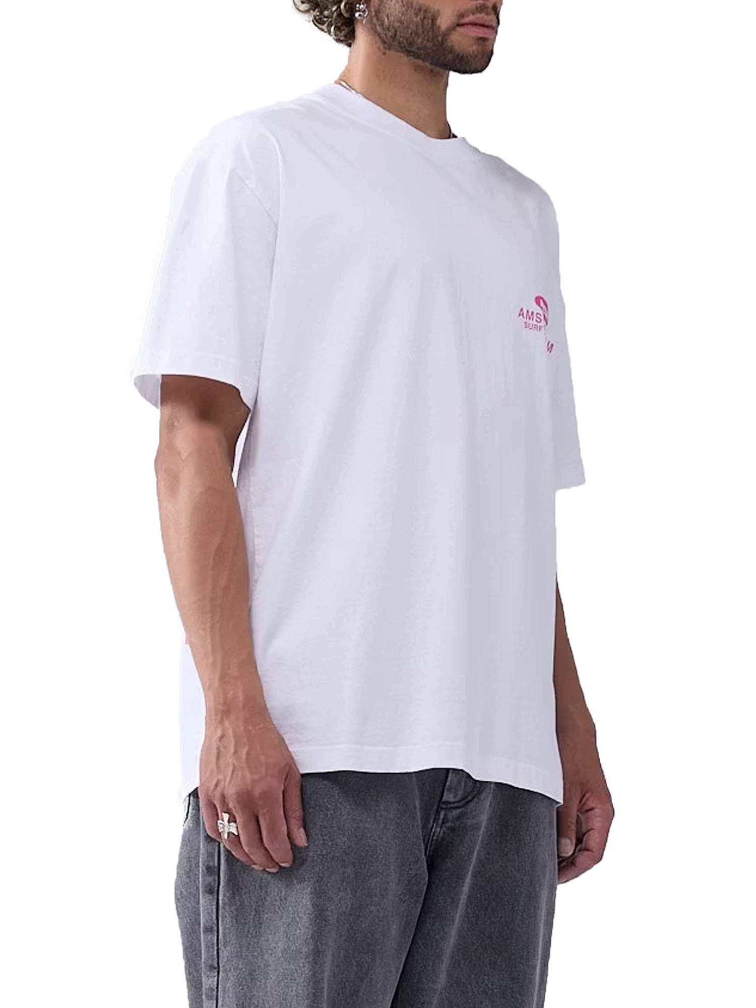 New Amsterdam Surf Association Pearl Readings T-shirt Unisex Bianco