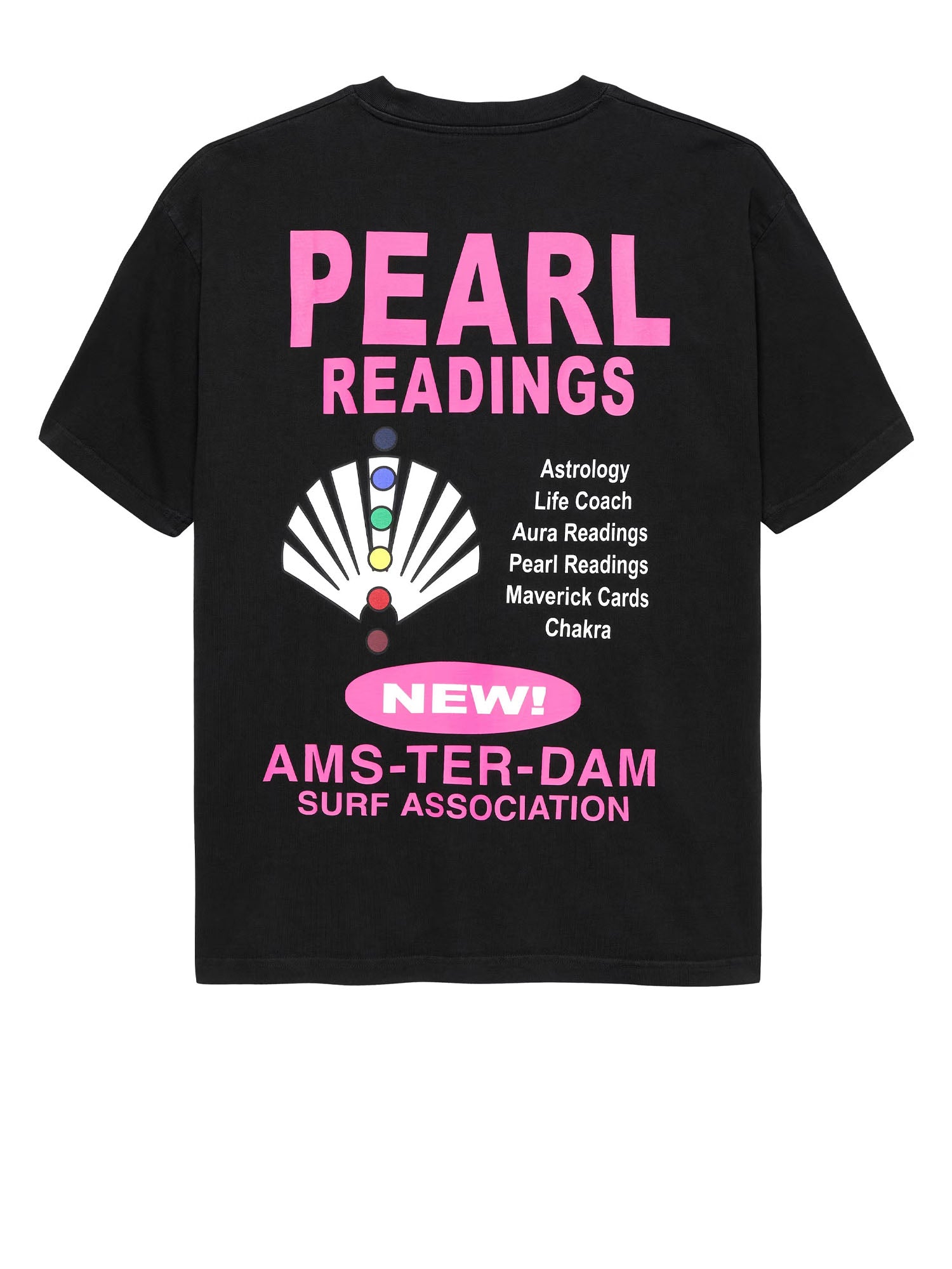 New Amsterdam Surf Association Pearl Readings T-shirt Unisex Nero