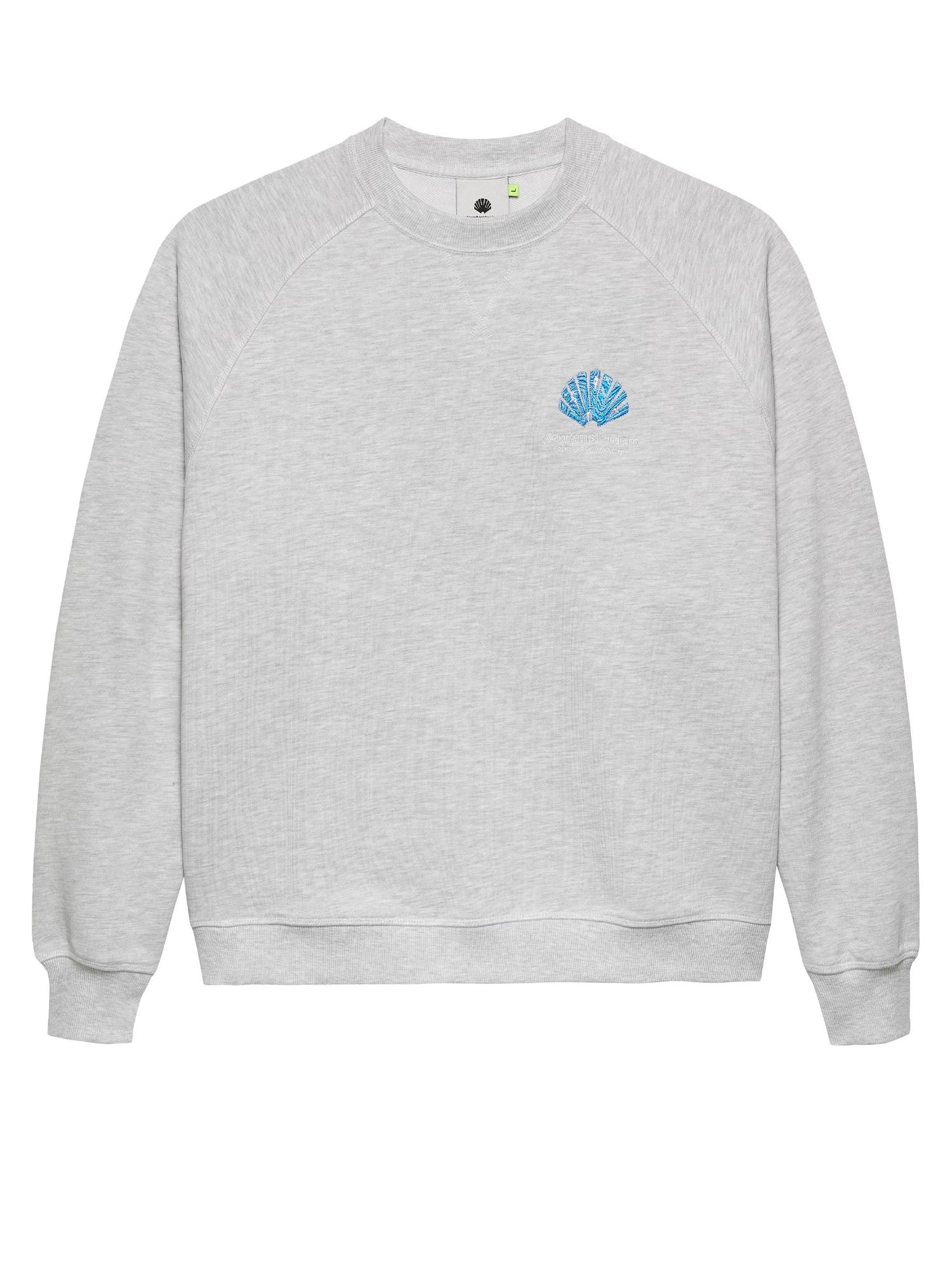 New Amsterdam Surf Association Sea Glow Crewneck Unisex Grigio