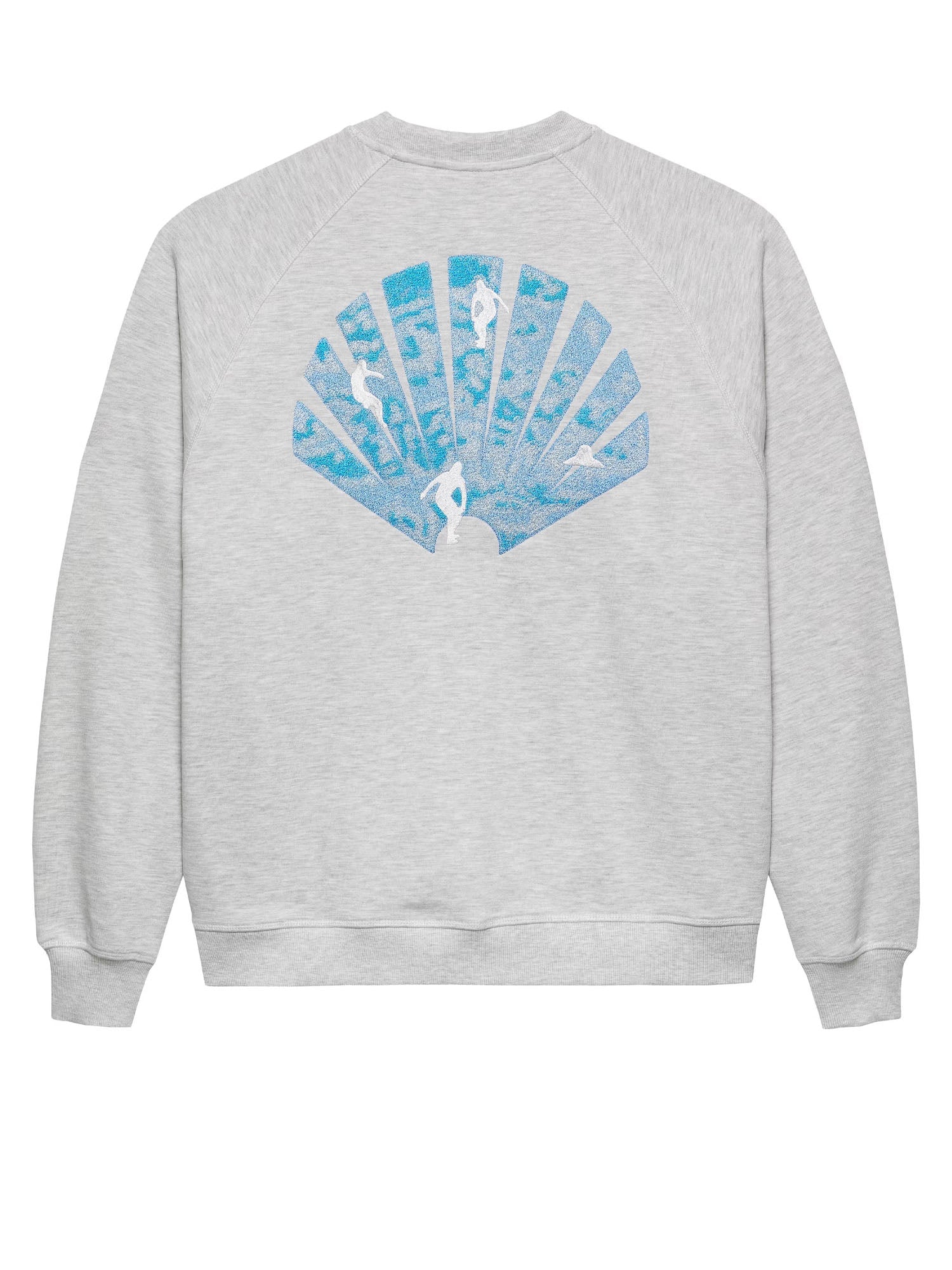 New Amsterdam Surf Association Sea Glow Crewneck Unisex Grigio