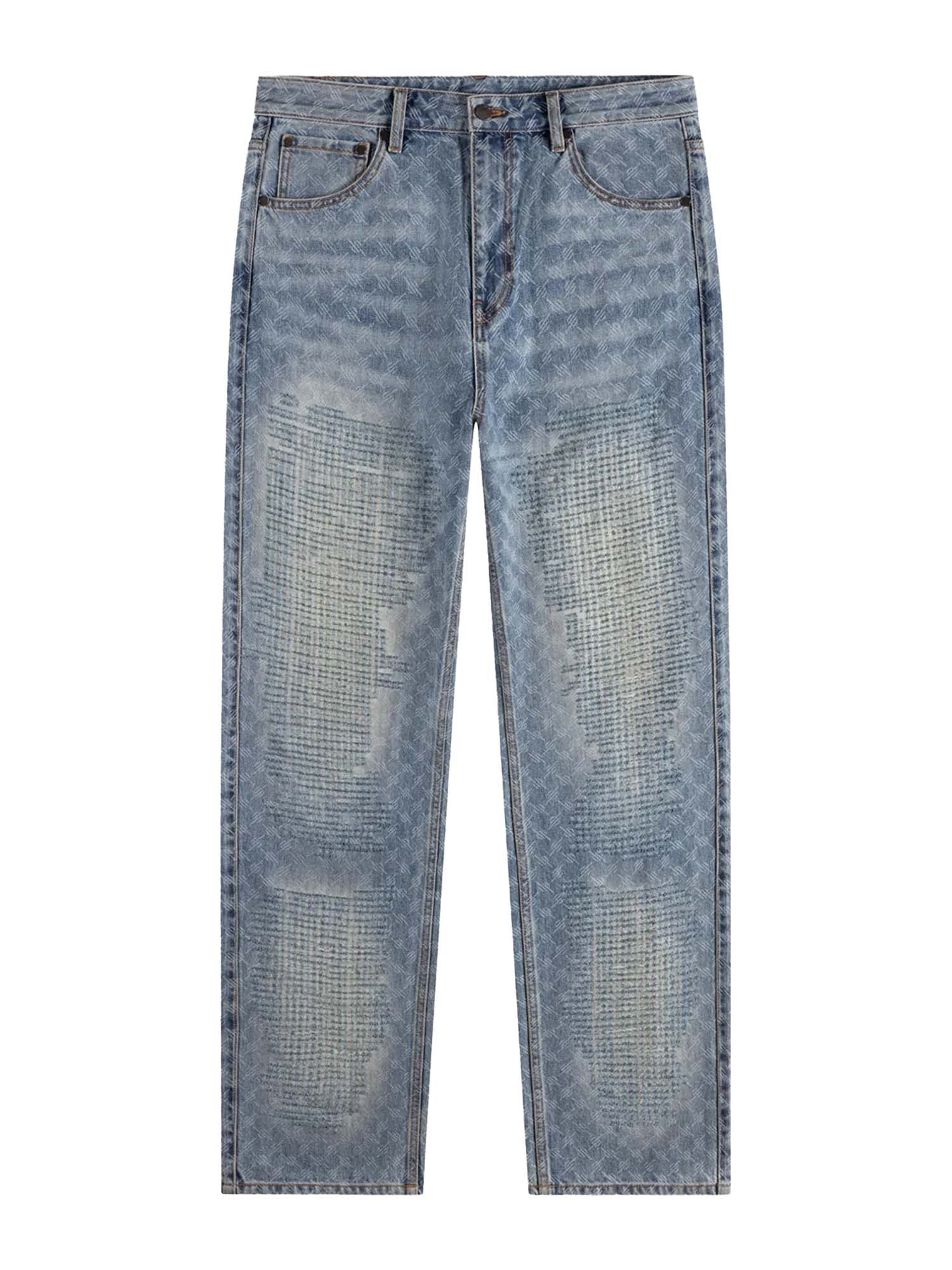 Daily Paper Jeans Destroyed Amba Blu