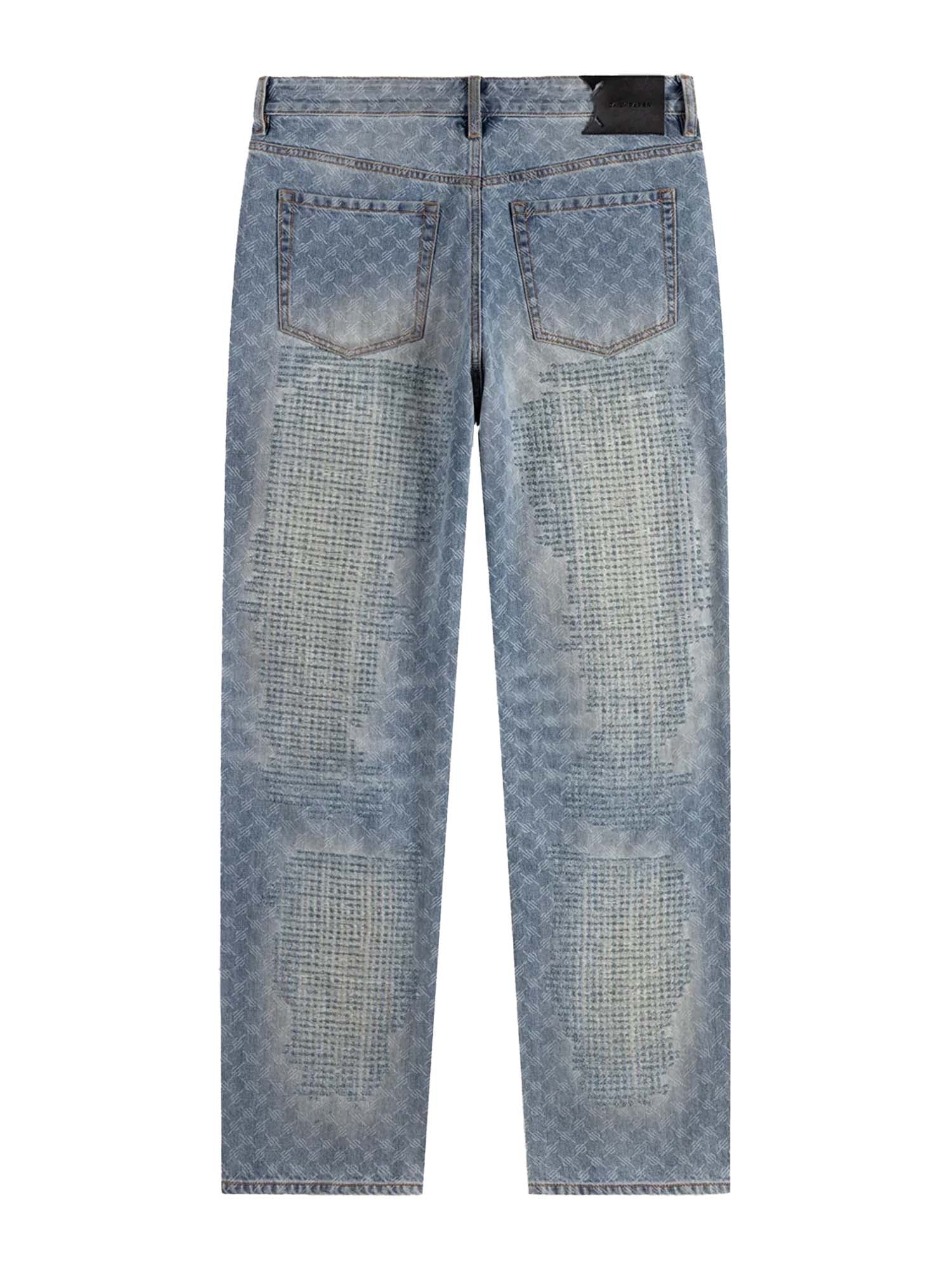 Daily Paper Jeans Destroyed Amba Blu