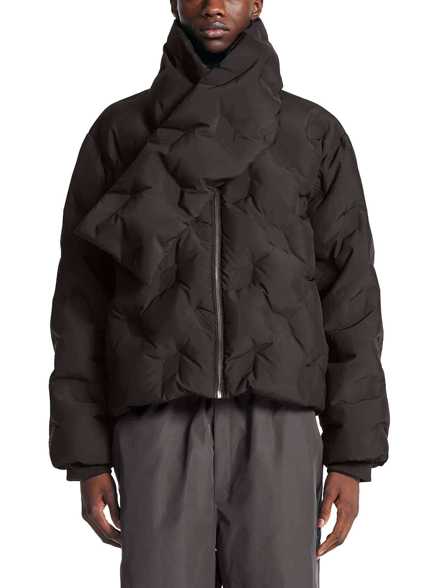 Daily Paper Piumino Jet Black Ayan Monogram Puffer Nero