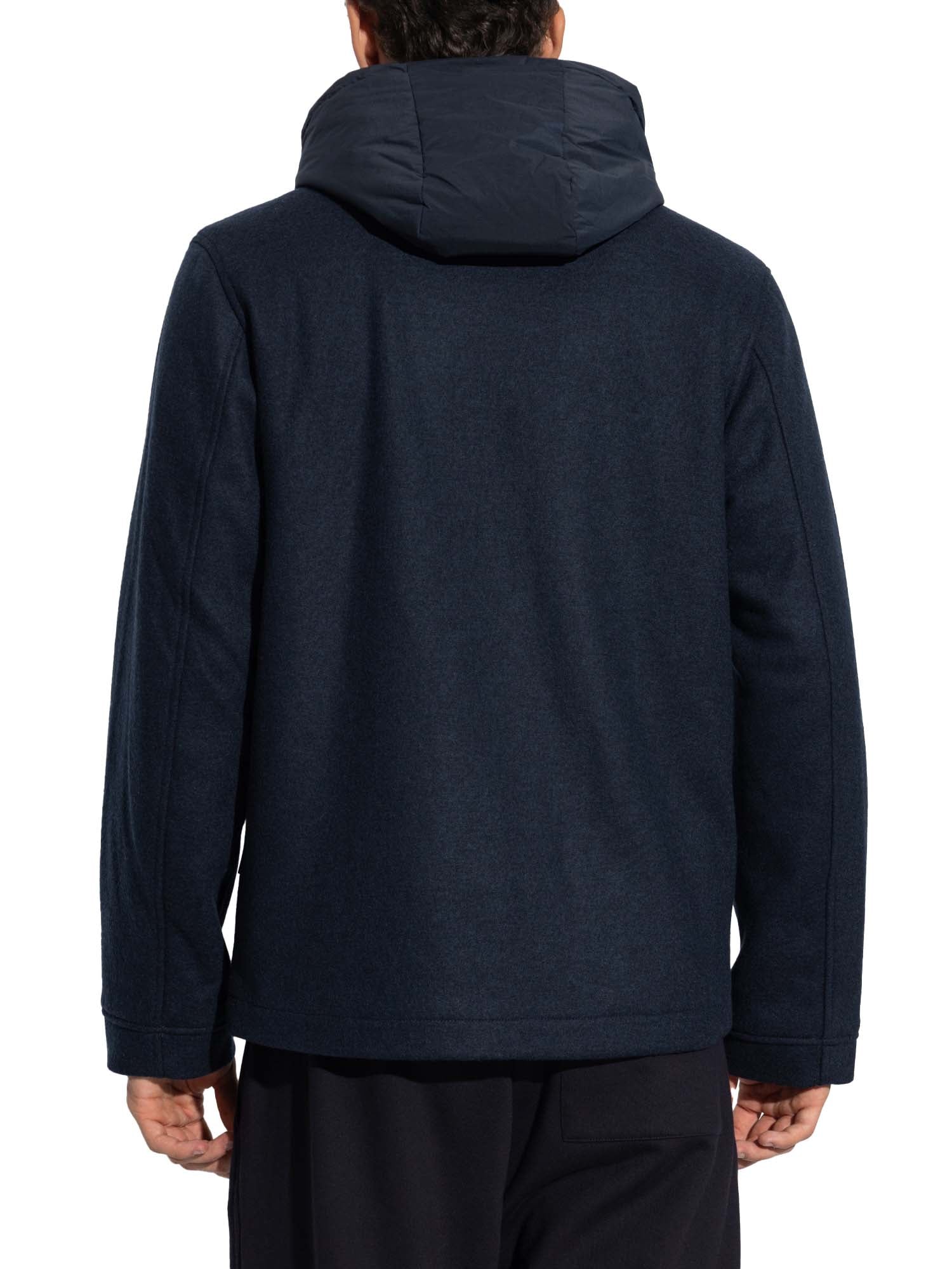 Woolrich Giacca in maglia di Lana Melton Blu