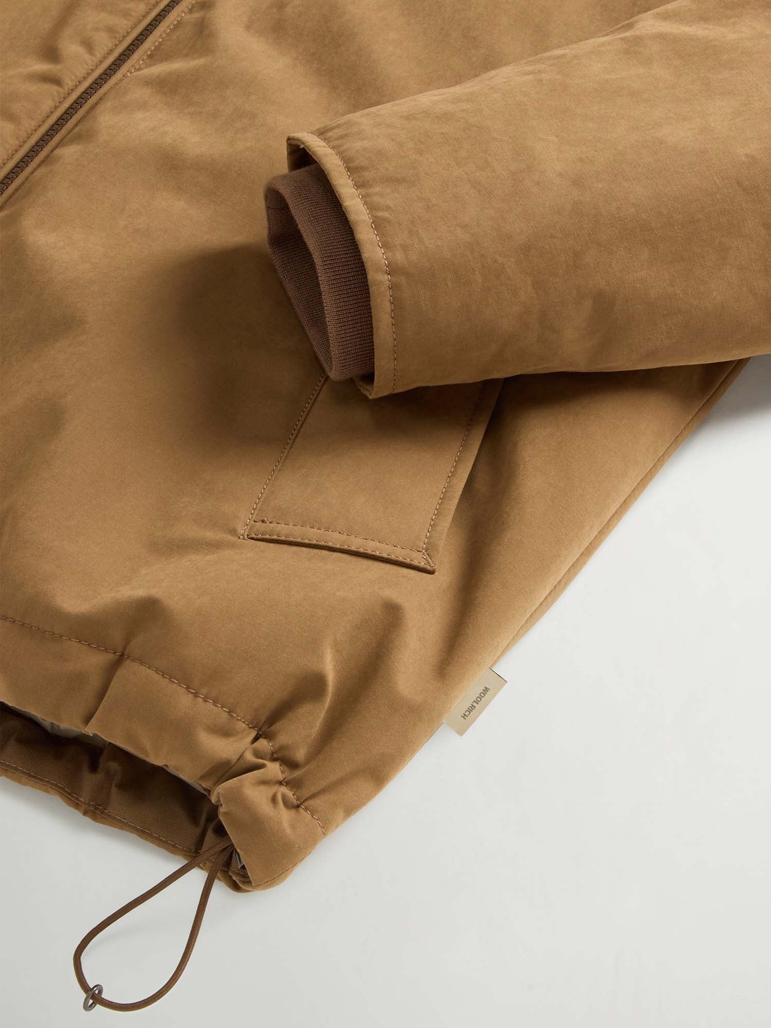 Woolrich Giacca Pacific in Mountain Cloth Marrone