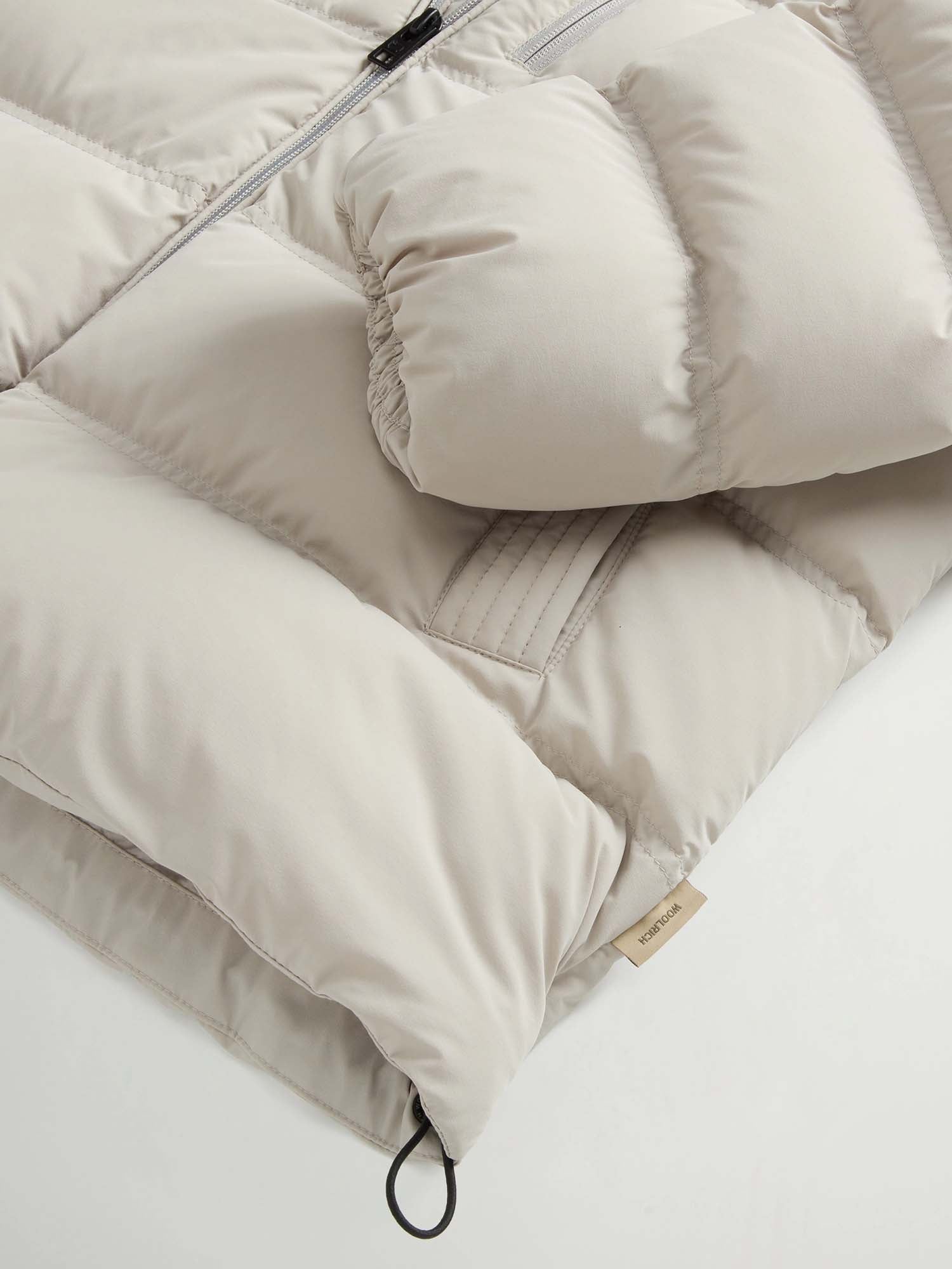 Woolrich Piumino in nylon elasticizzato con finitura opaca Rosa