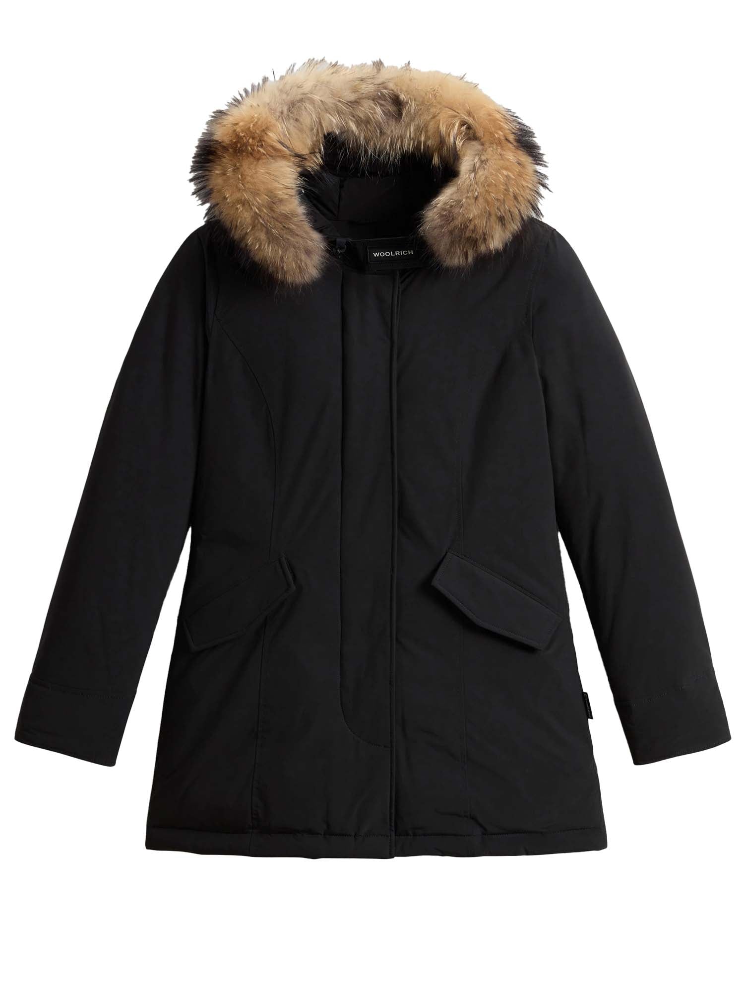 Woolrich Arctic Parka in Urban Touch con pelliccia removibile Nero