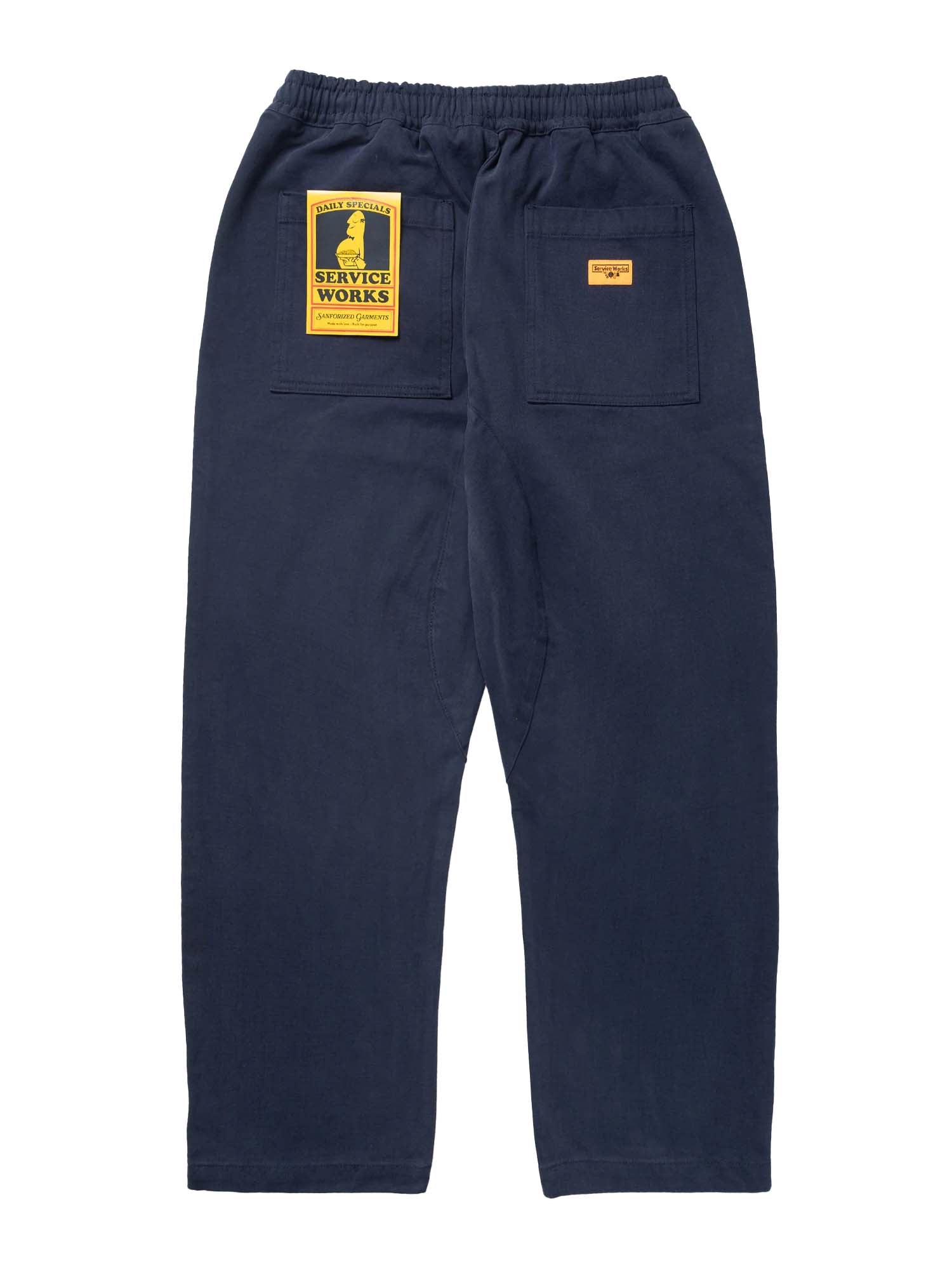 Service Works Moleskin Chef Pants Blu