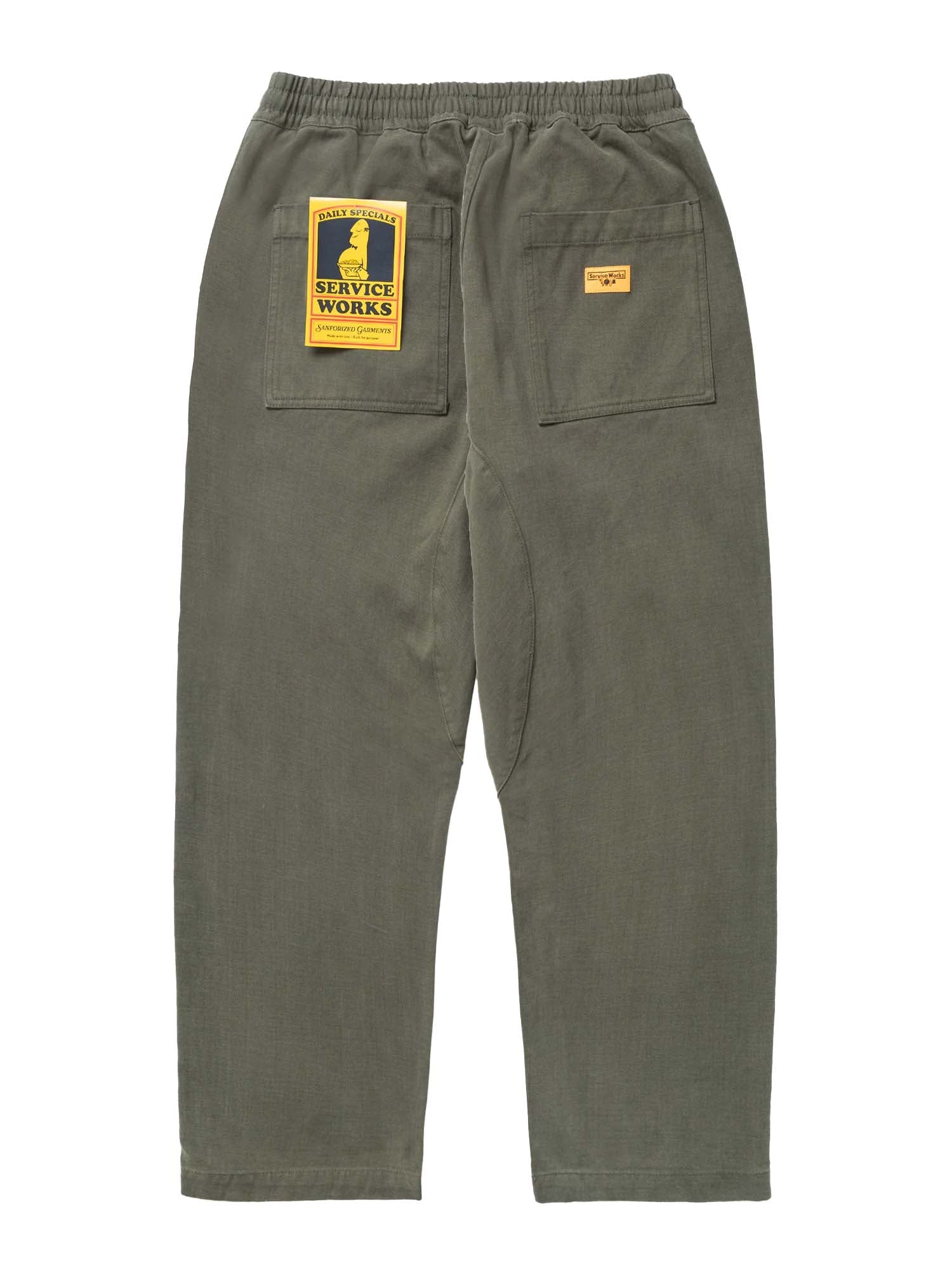 Service Works Moleskin Chef Pants Beige