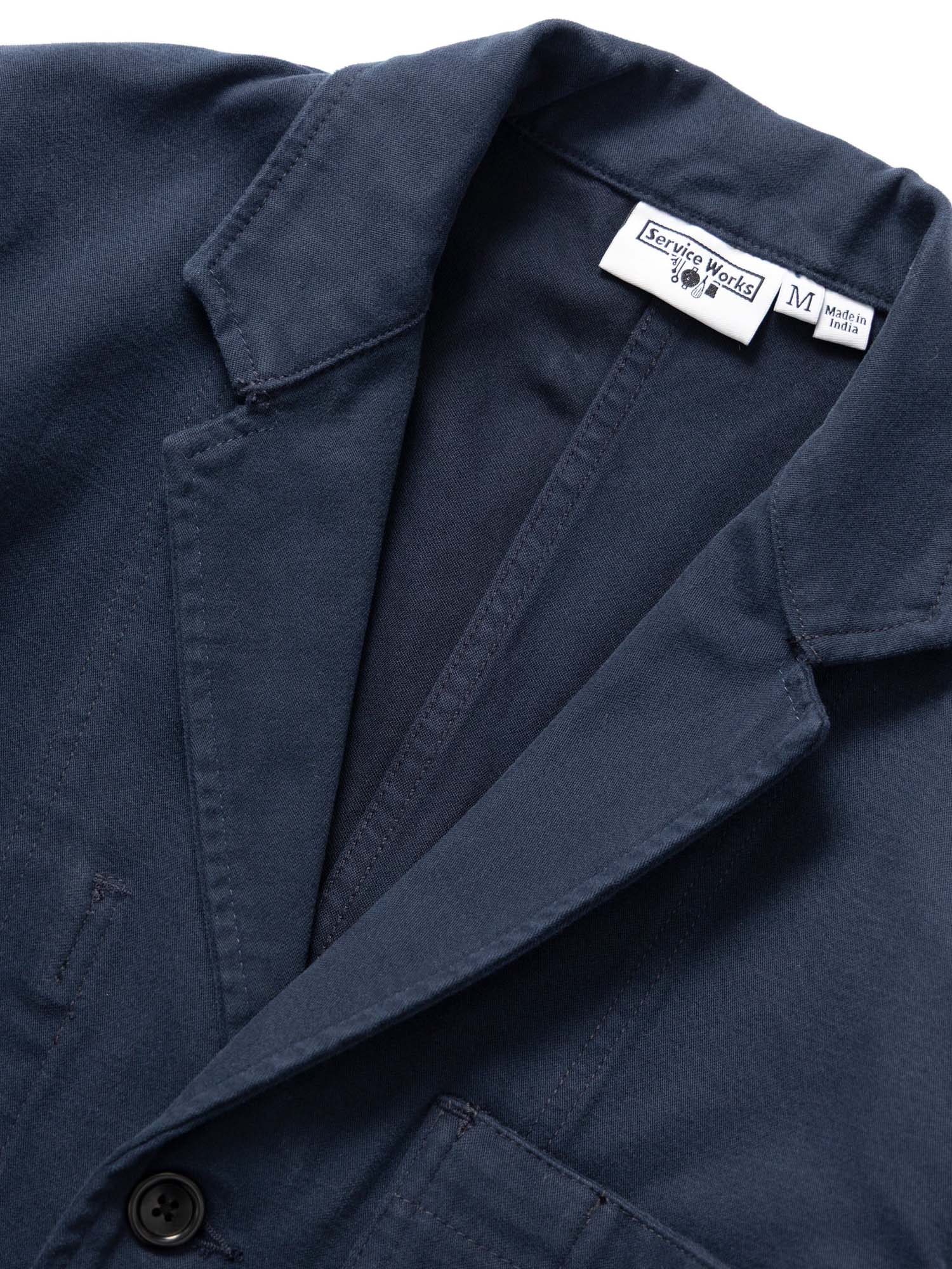 Service Works Moleskin Server Suit Jacket Blu