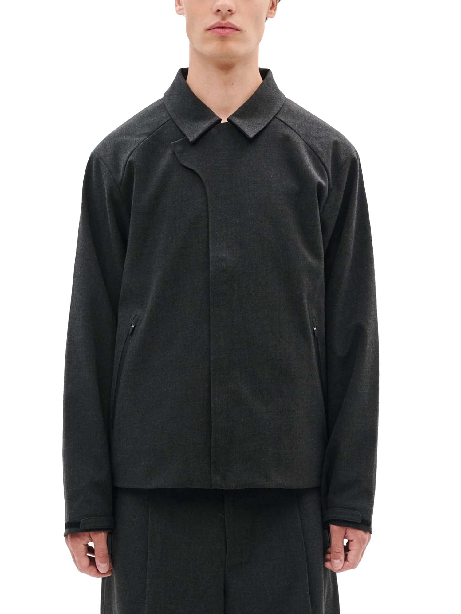 Hiking Patrol Waypoint Texture Jacket Grigio