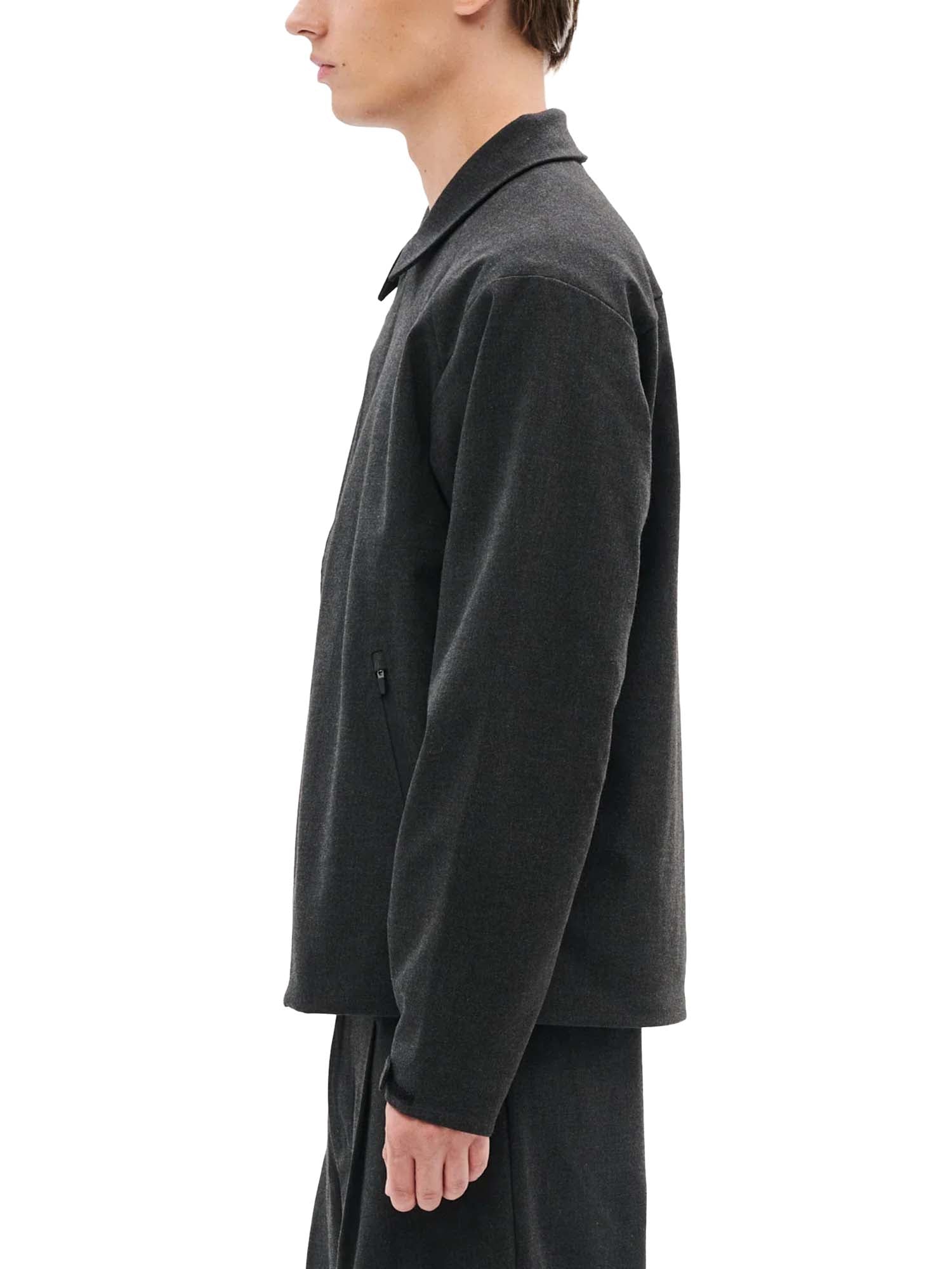 Hiking Patrol Waypoint Texture Jacket Grigio