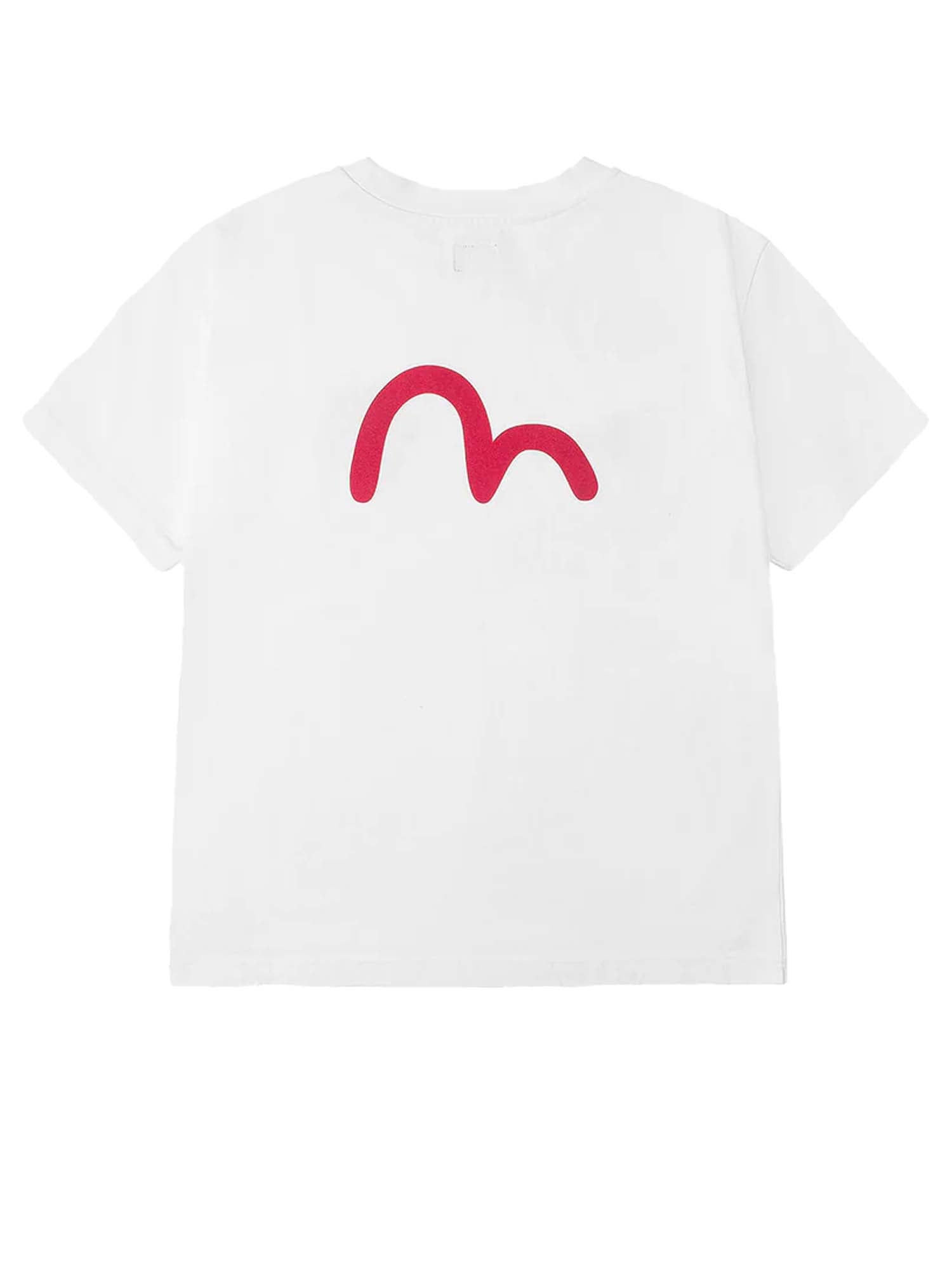 Evisu T-shirt EVISU Archives Print Relax Fit Bianco