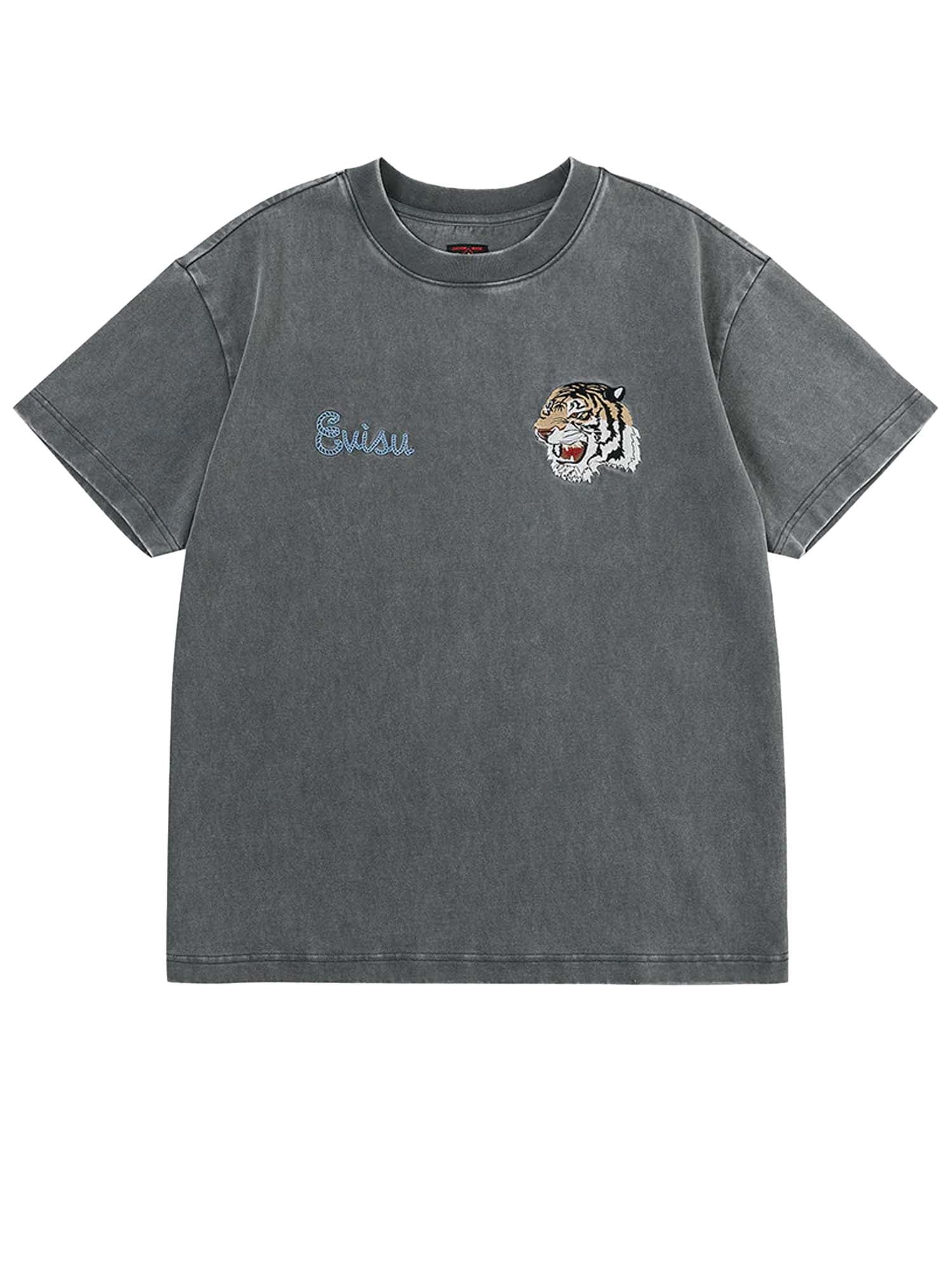 Evisu T-shirt EVISU Archives Print Relax Fit Nero