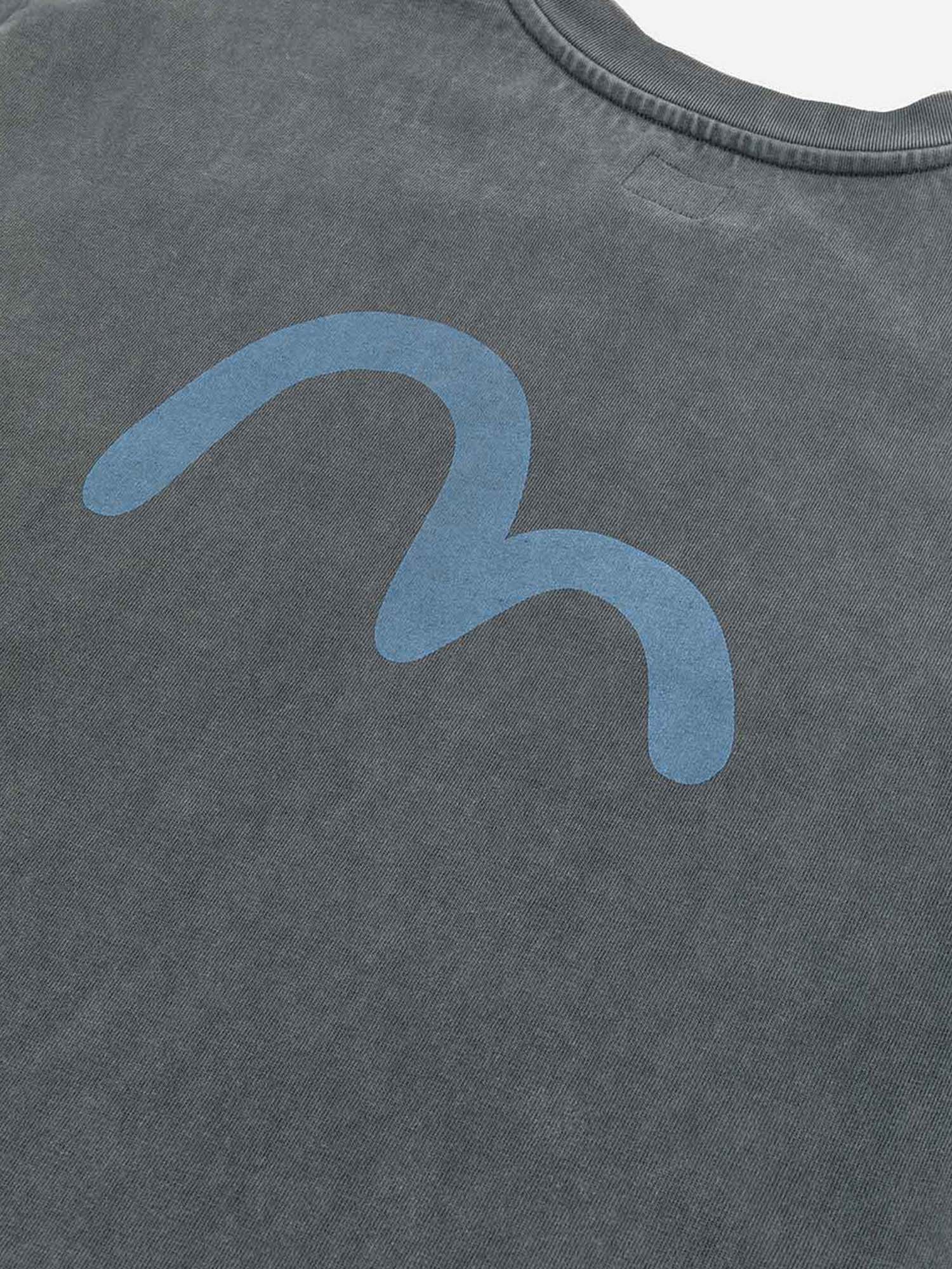 Evisu T-shirt EVISU Archives Print Relax Fit Nero