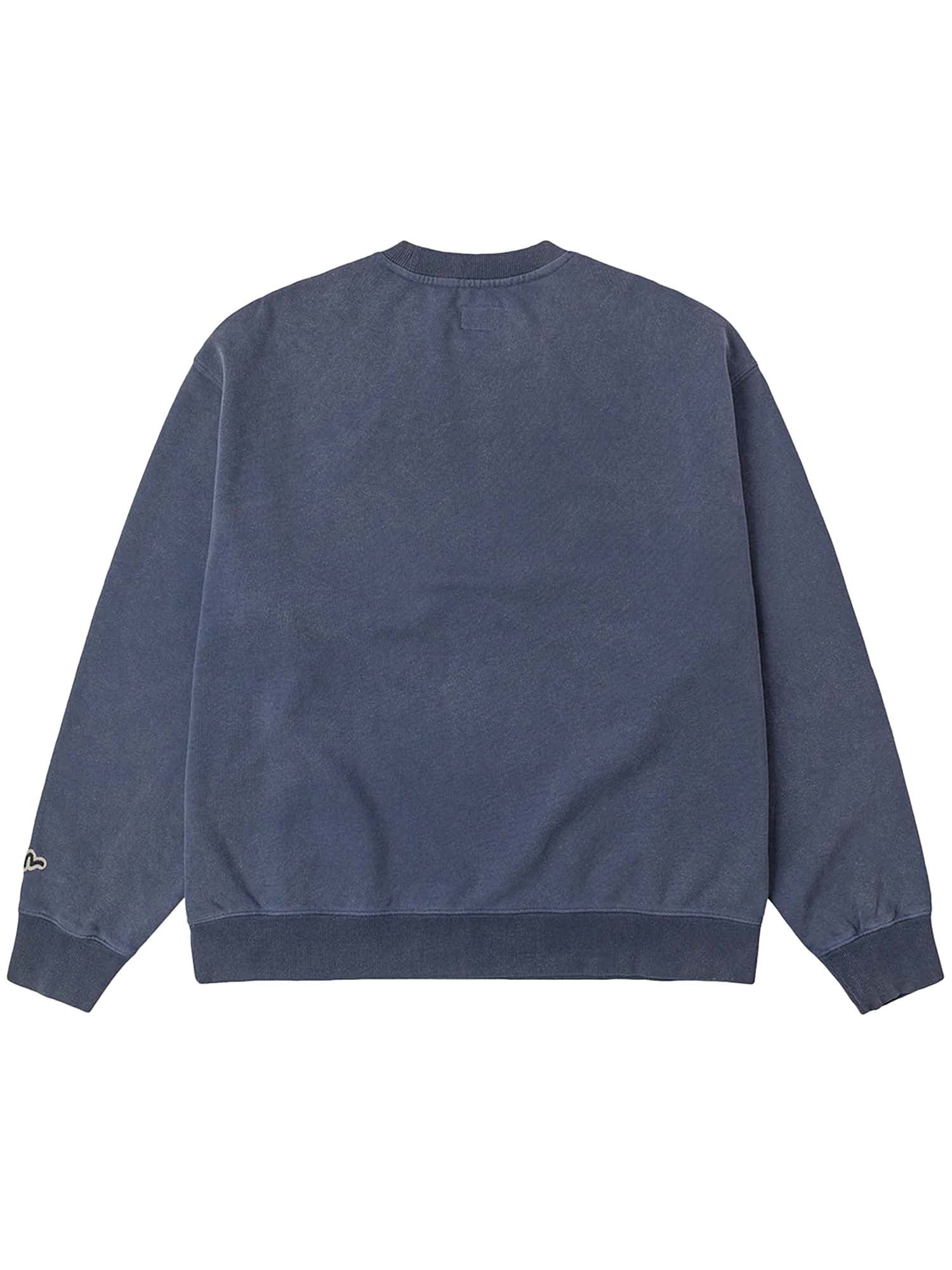 Evisu Felpa Bowling Workwear Print Relax Fit Blu