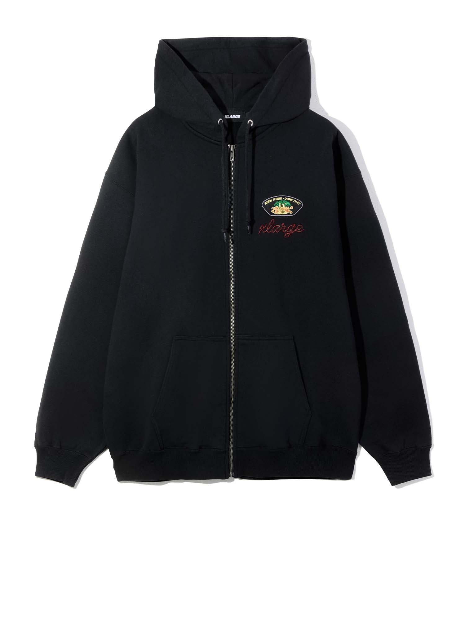 Xlarge Felpa con Cappuccio Peace Squad Zip Nero