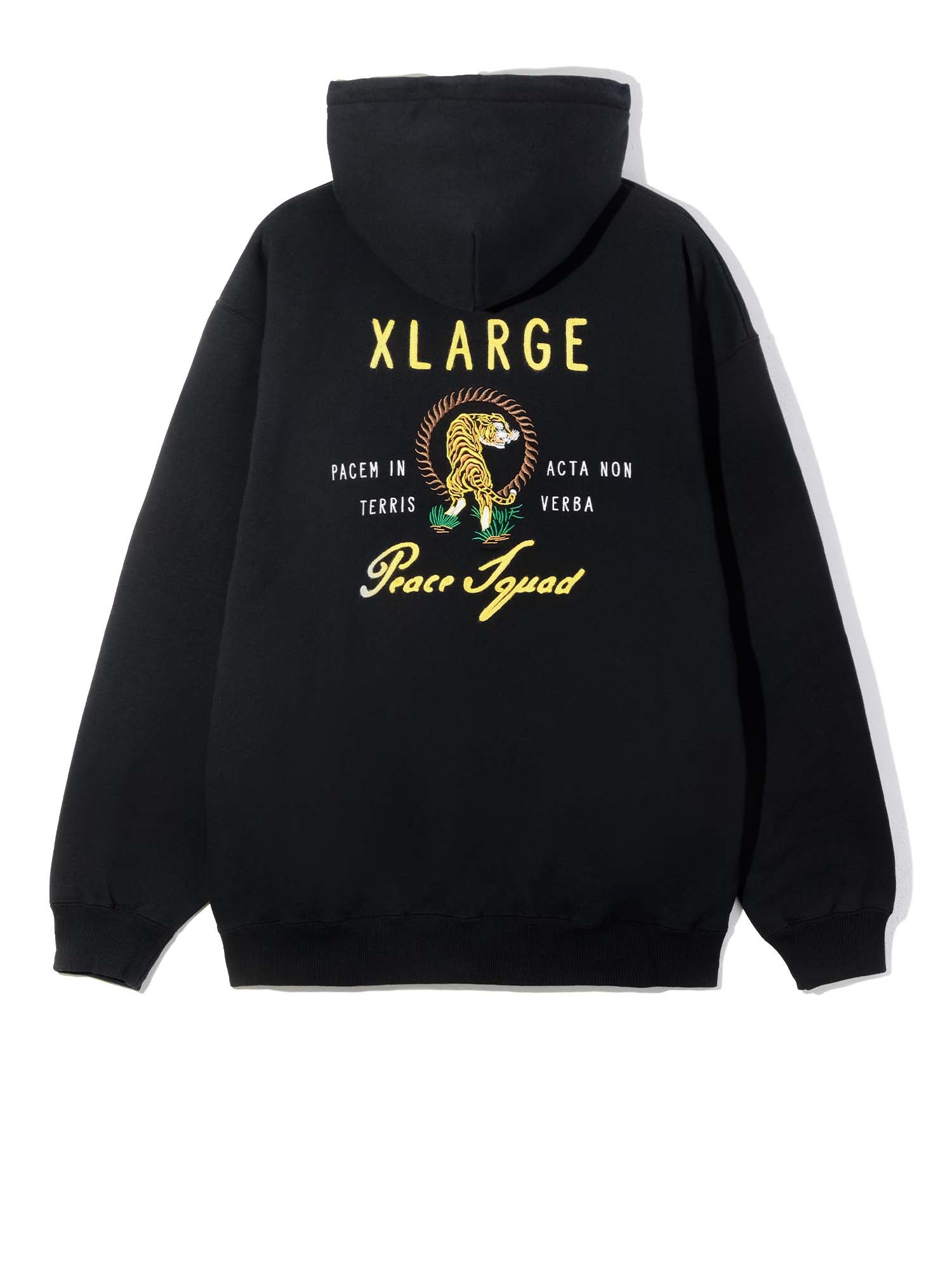 Xlarge Felpa con Cappuccio Peace Squad Zip Nero