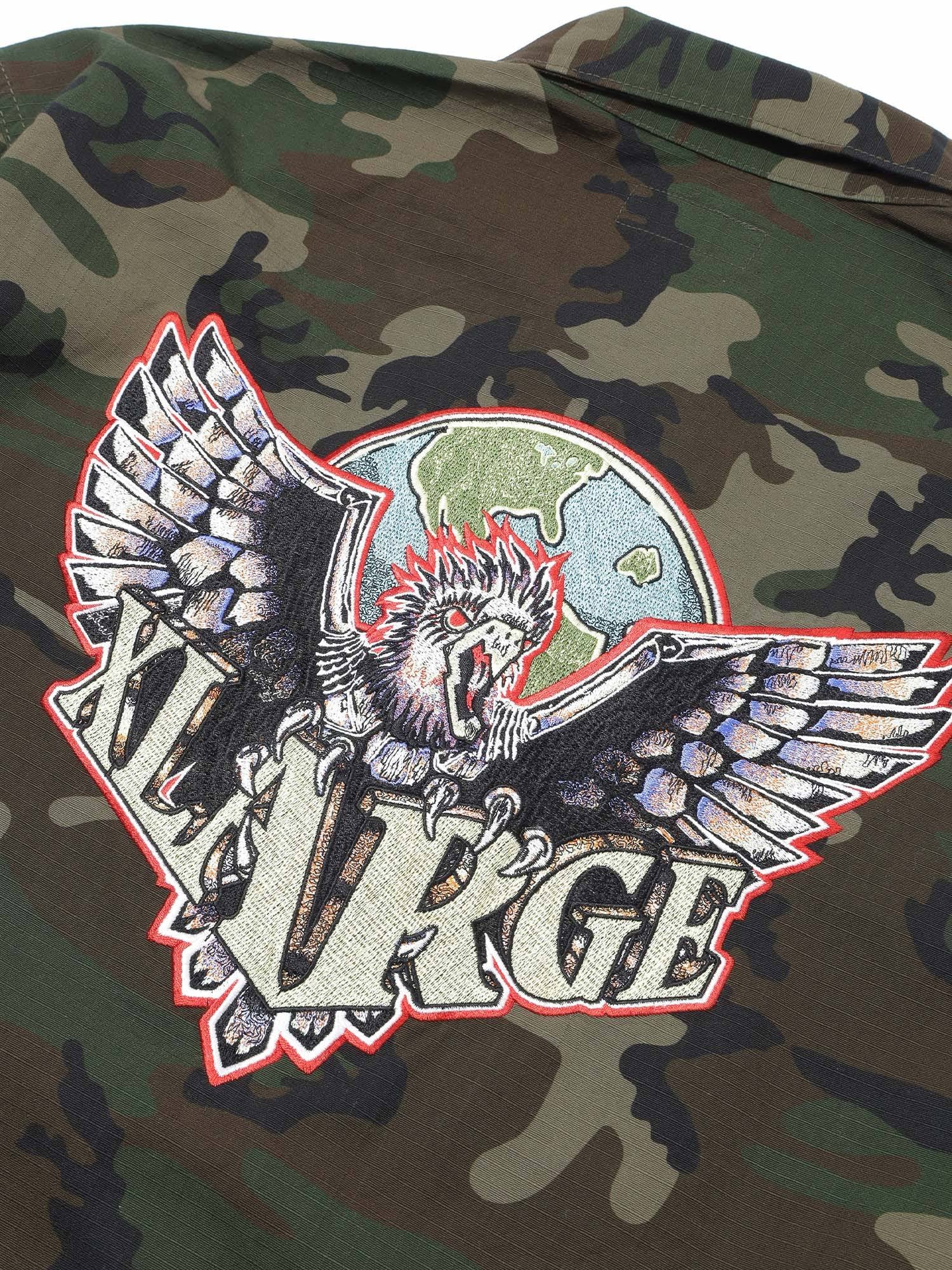 Xlarge Camicia Ripstop Military Camouflage