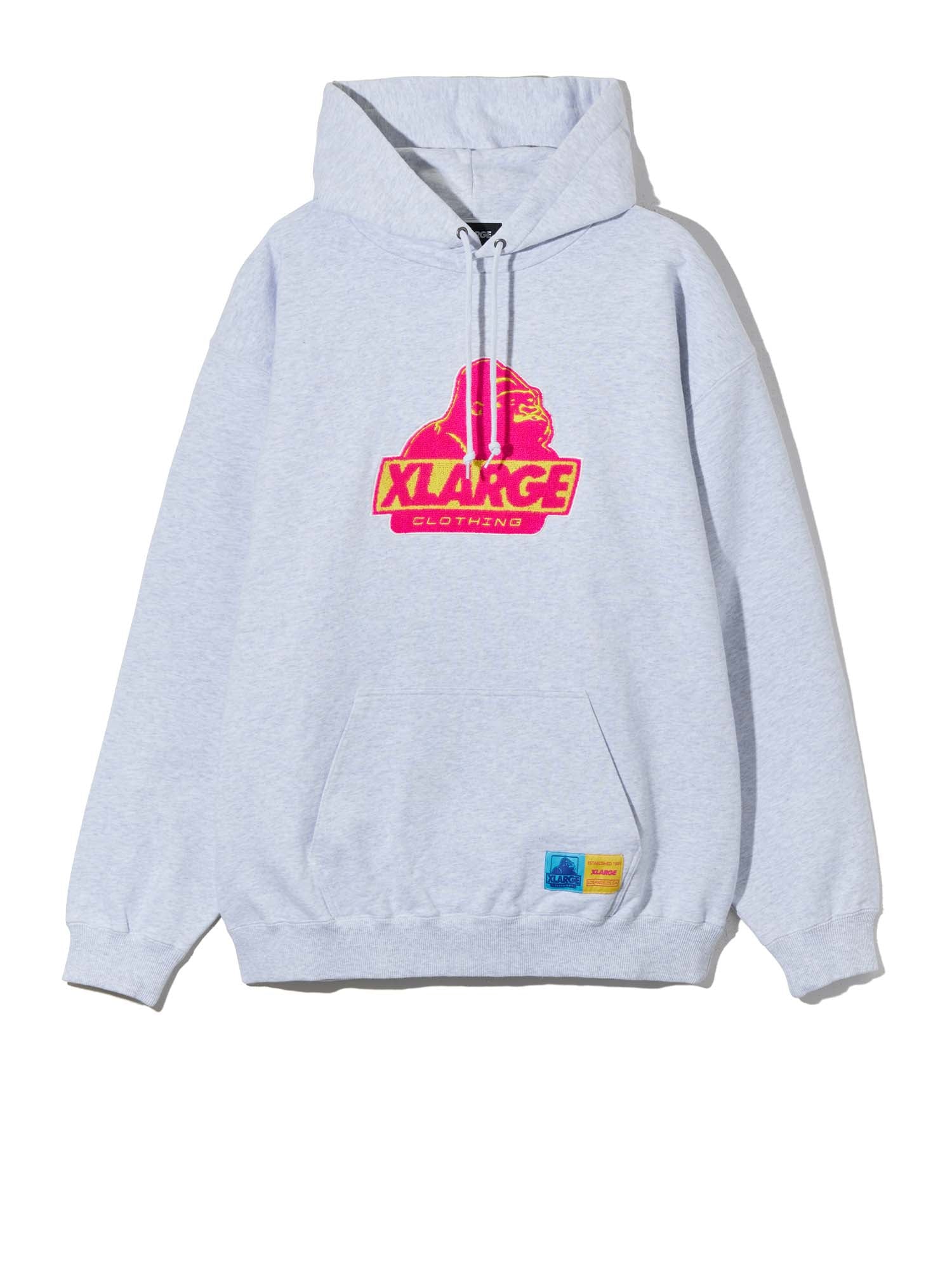 Xlarge Felpa con Cappuccio Old OG Colors Grigio