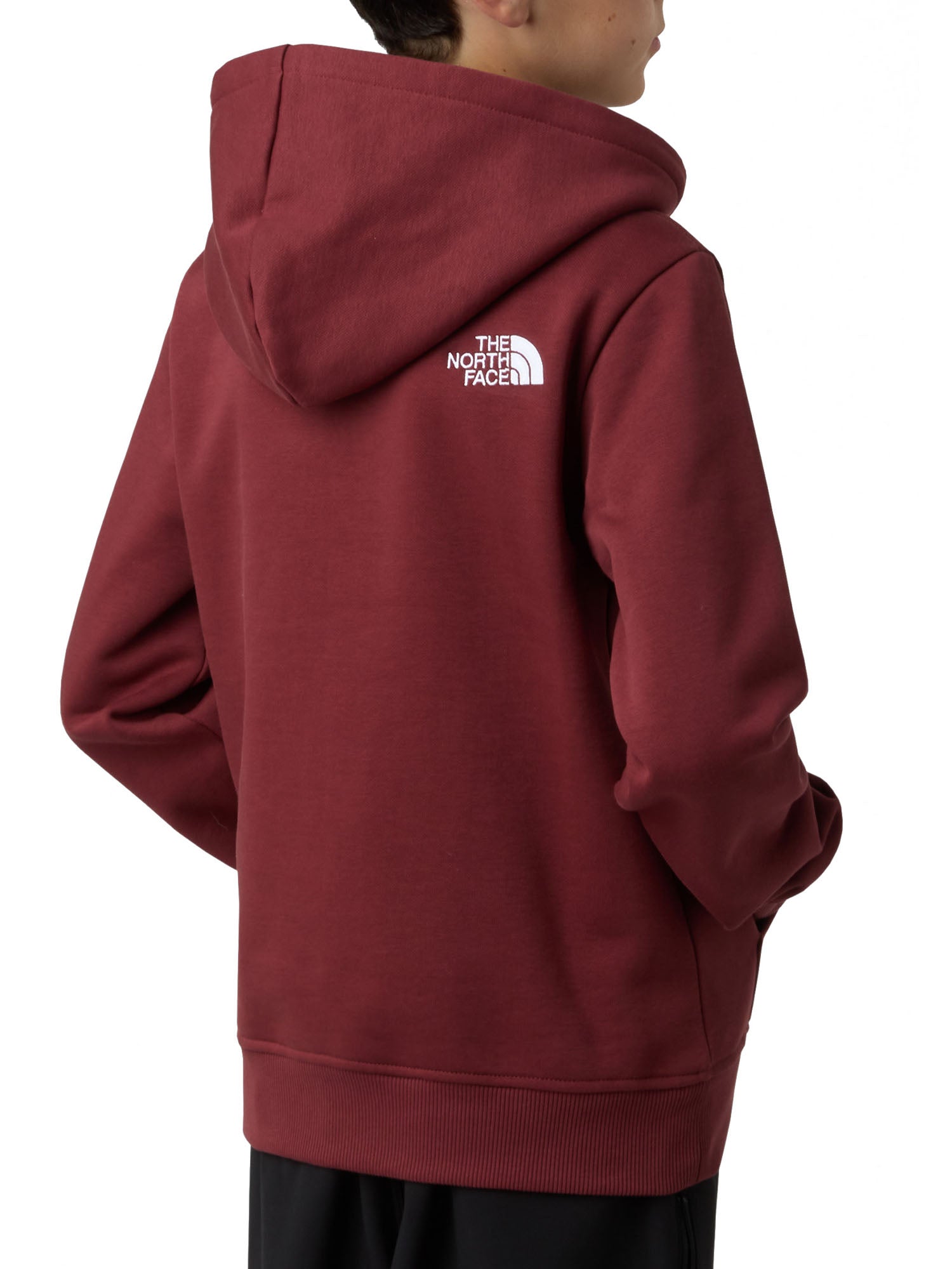 The North Face Teen Drew Peak Pullover Felpa Bambino Bordeaux