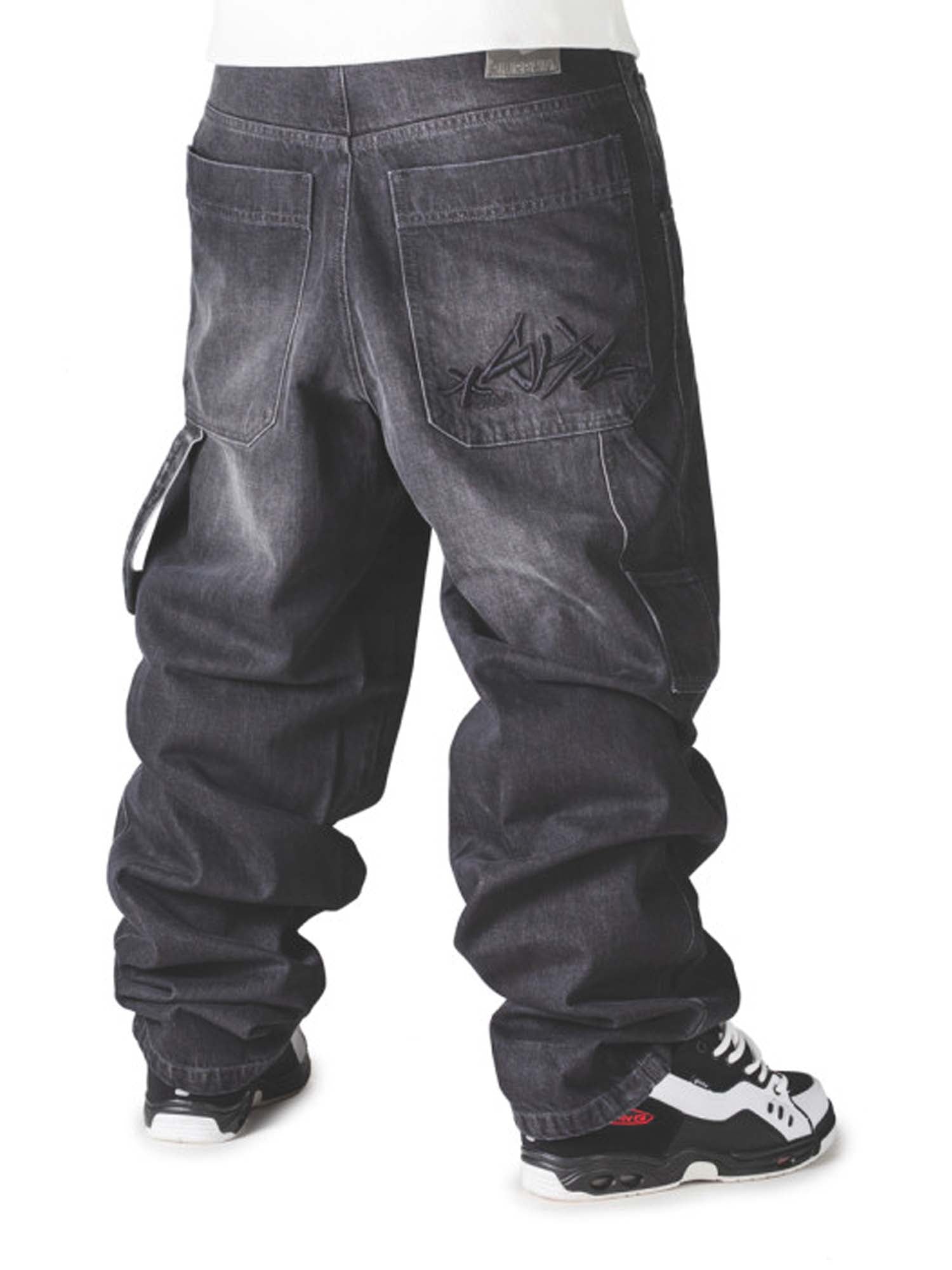 Blueskin Jeans skate rap baggy hip hop Nero