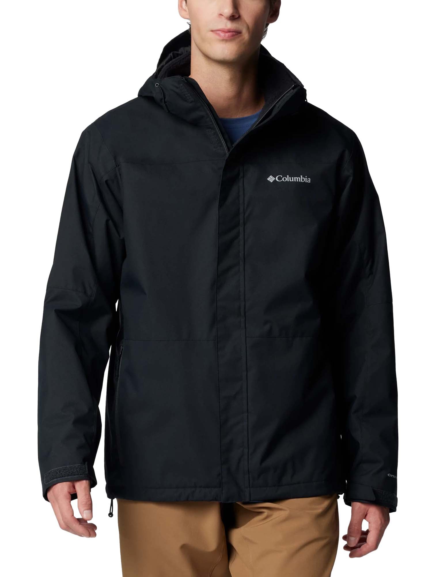 Columbia Giacca impermeabile con cappuccio 3 in 1 Hikebound™ II da uomo Nero