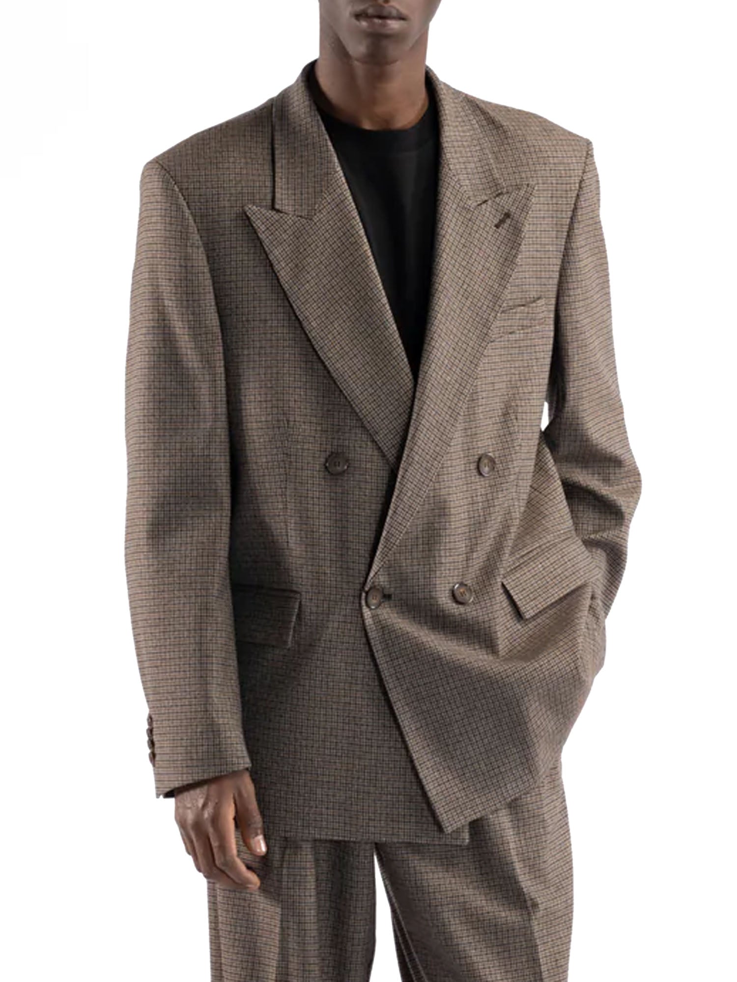 I'm Brian Giacca Doppiopetto Uomo Marrone