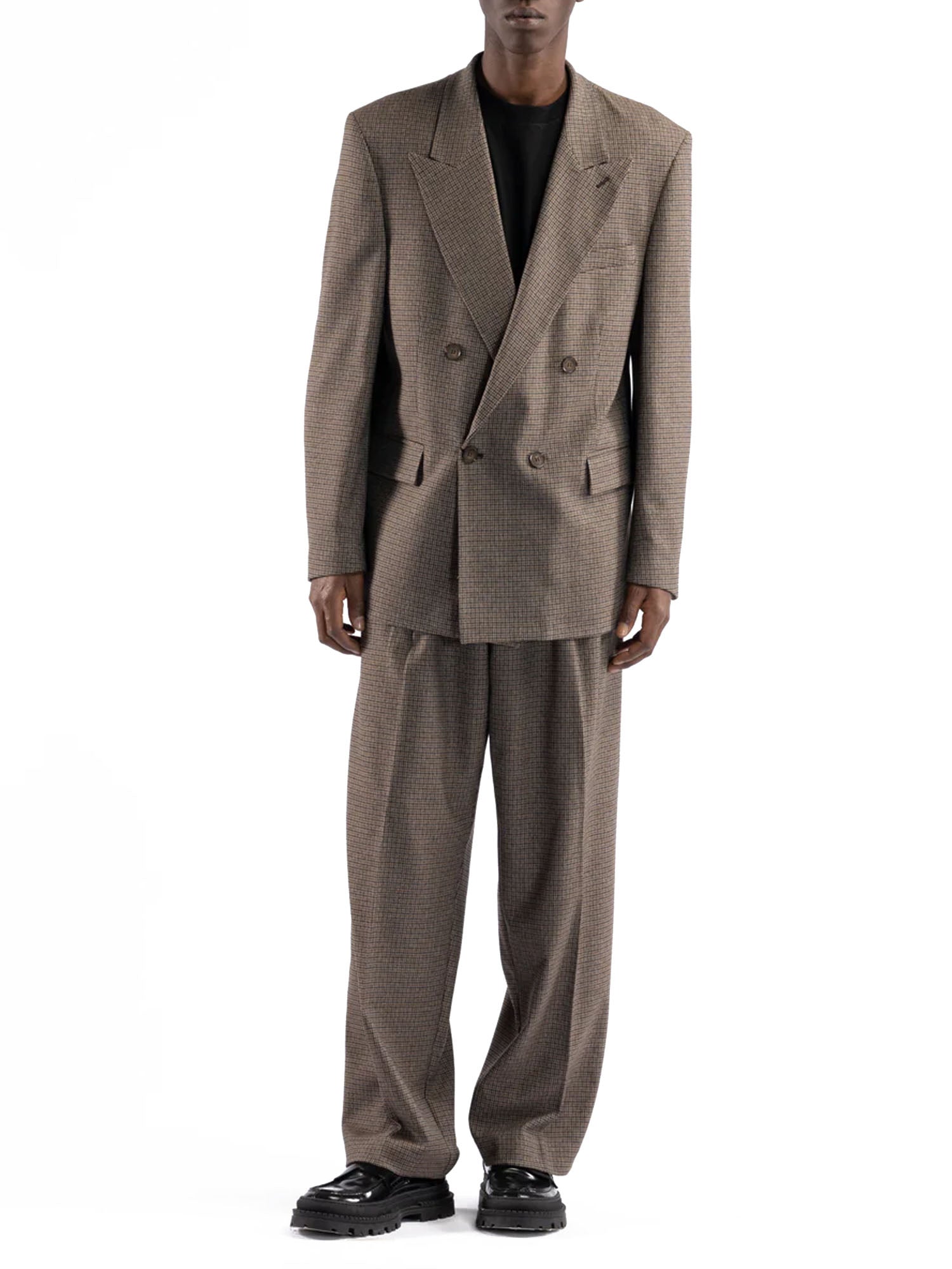 I'm Brian Pantaloni Ampi Uomo Marrone