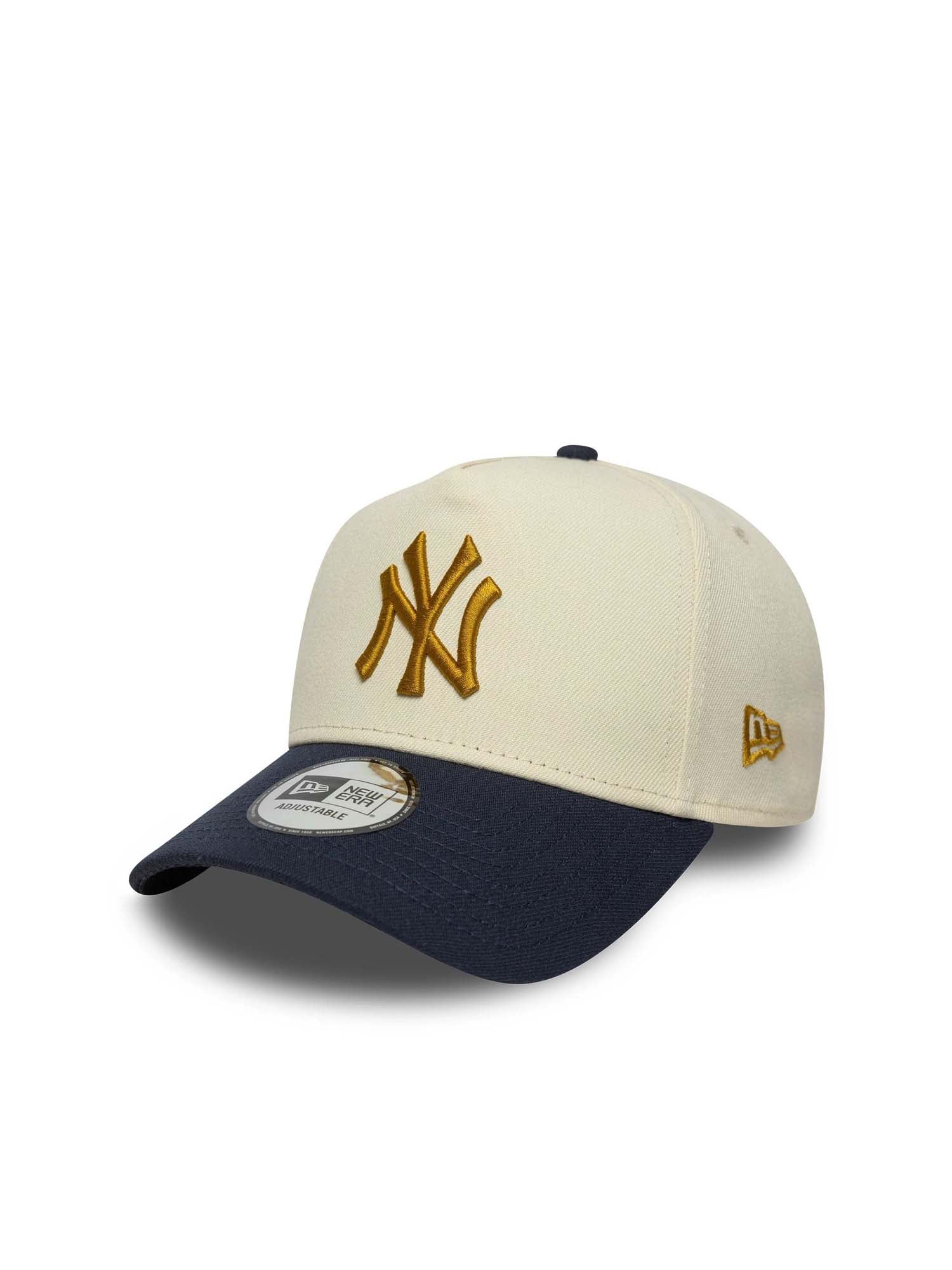 New Era Cappellino 9FORTY E-Frame New York Yankees MLB World Series Patch Giallo