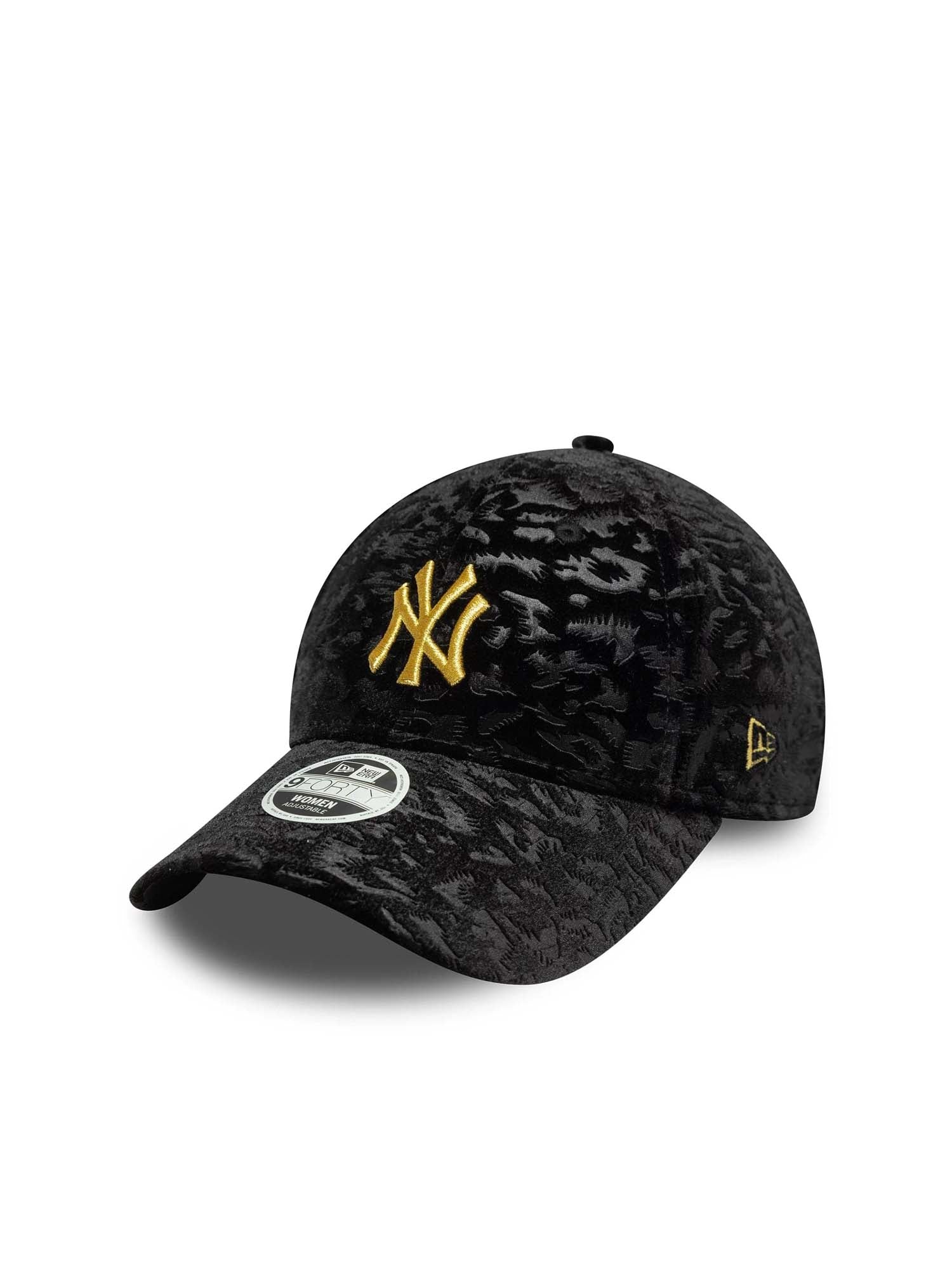 New Era Cappellino 9FORTY New York Yankees MLB Leo Velluto da donna Nero