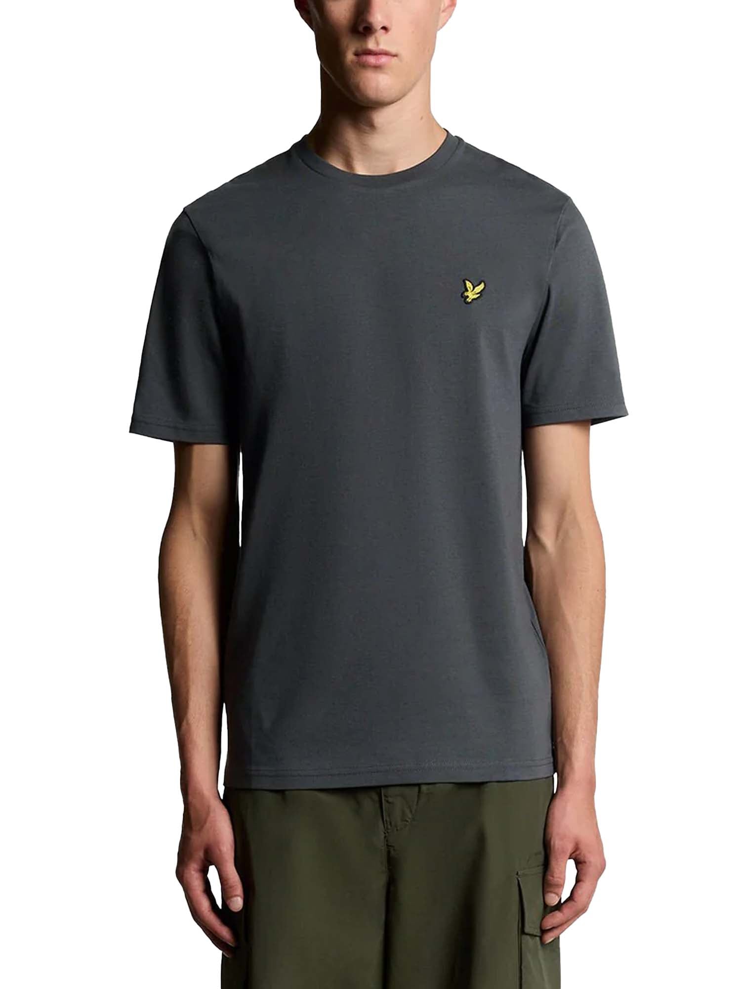 Lyle & Scott Plain T-Shirt Jet Argento