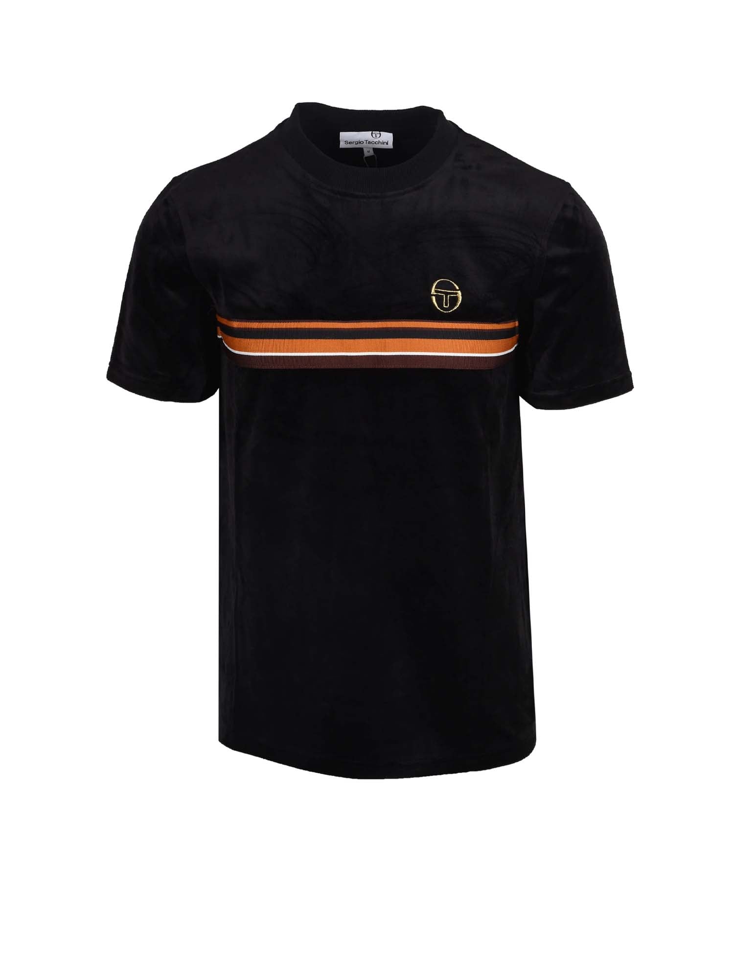 Sergio Tacchini T-Shirt Ayme Velour Tee Nero