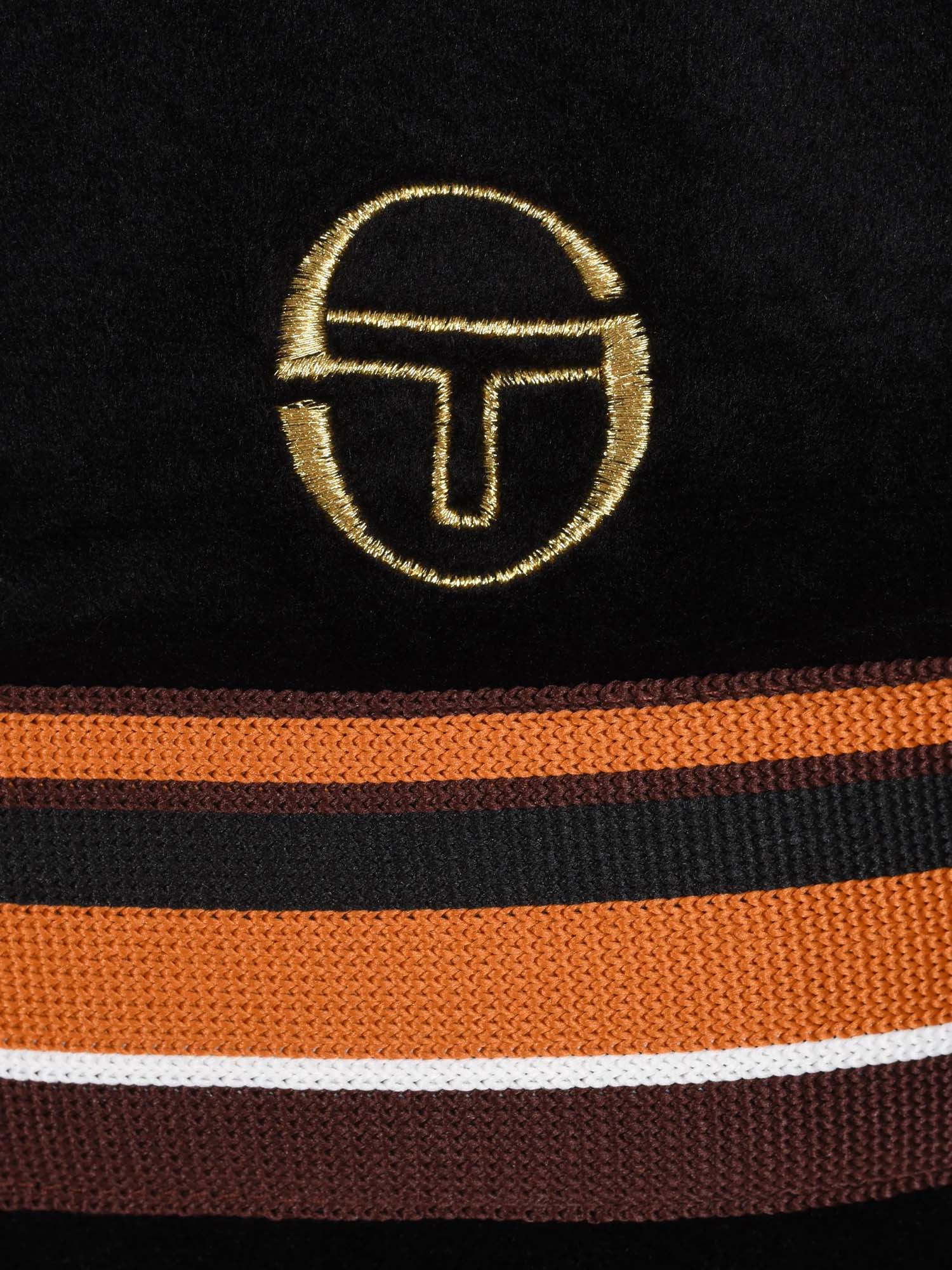 Sergio Tacchini T-Shirt Ayme Velour Tee Nero