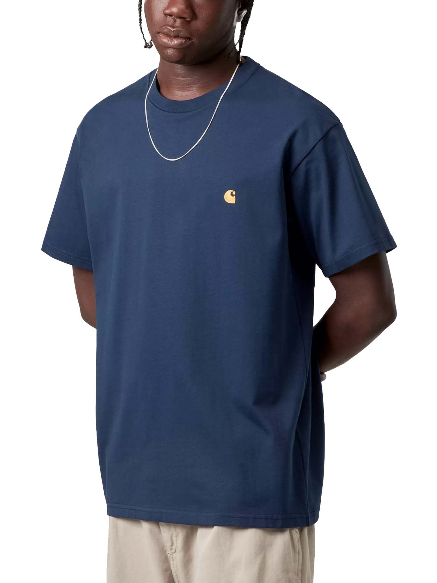 Carhartt Wip S/S Chase T-Shirt Blu