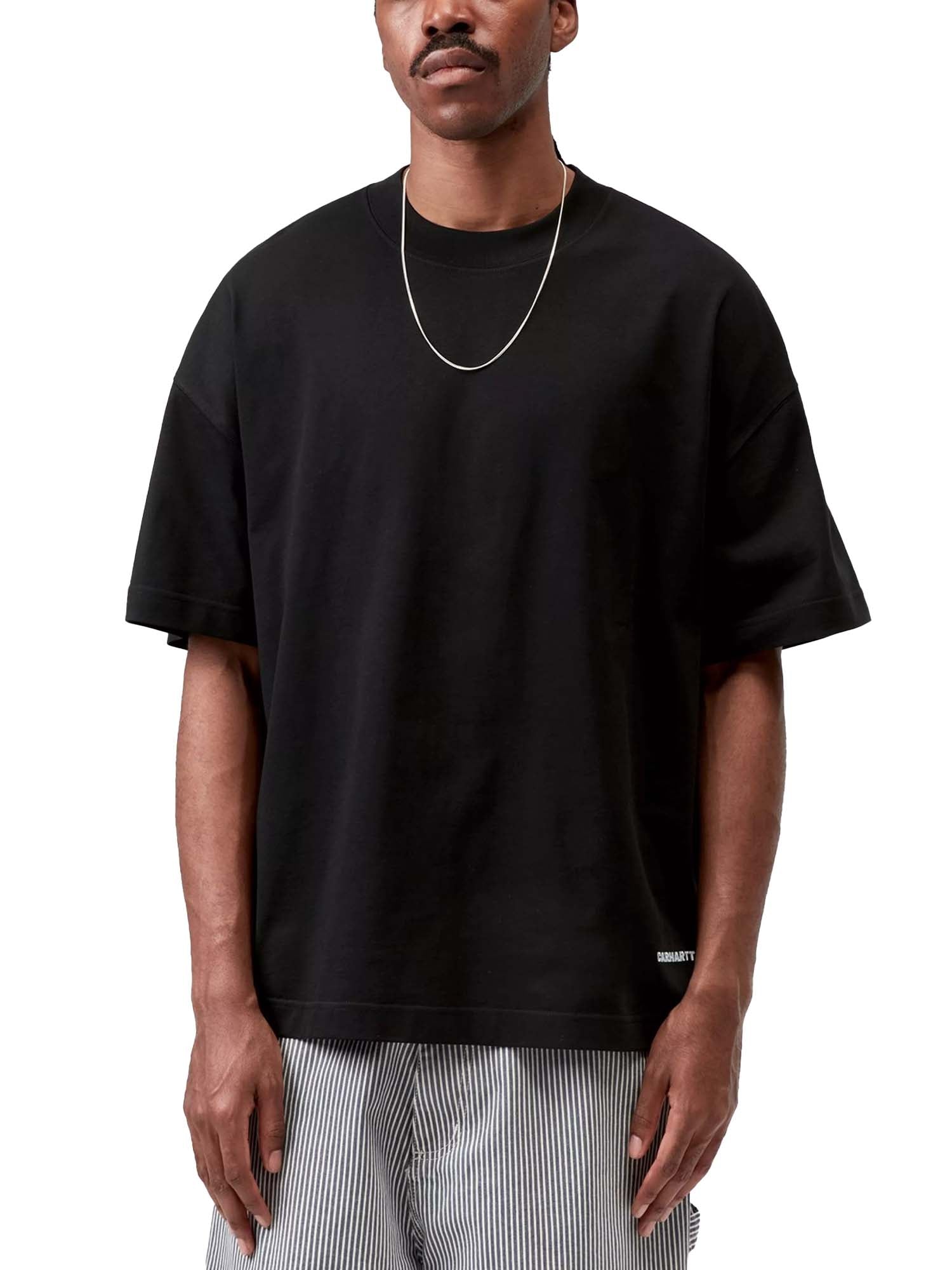 Carhartt Wip S/S Link Script T-Shirt Nero
