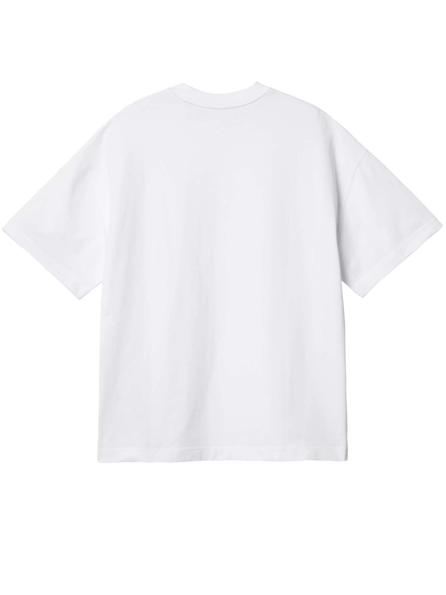 Carhartt Wip S/S Link Script T-Shirt Bianco