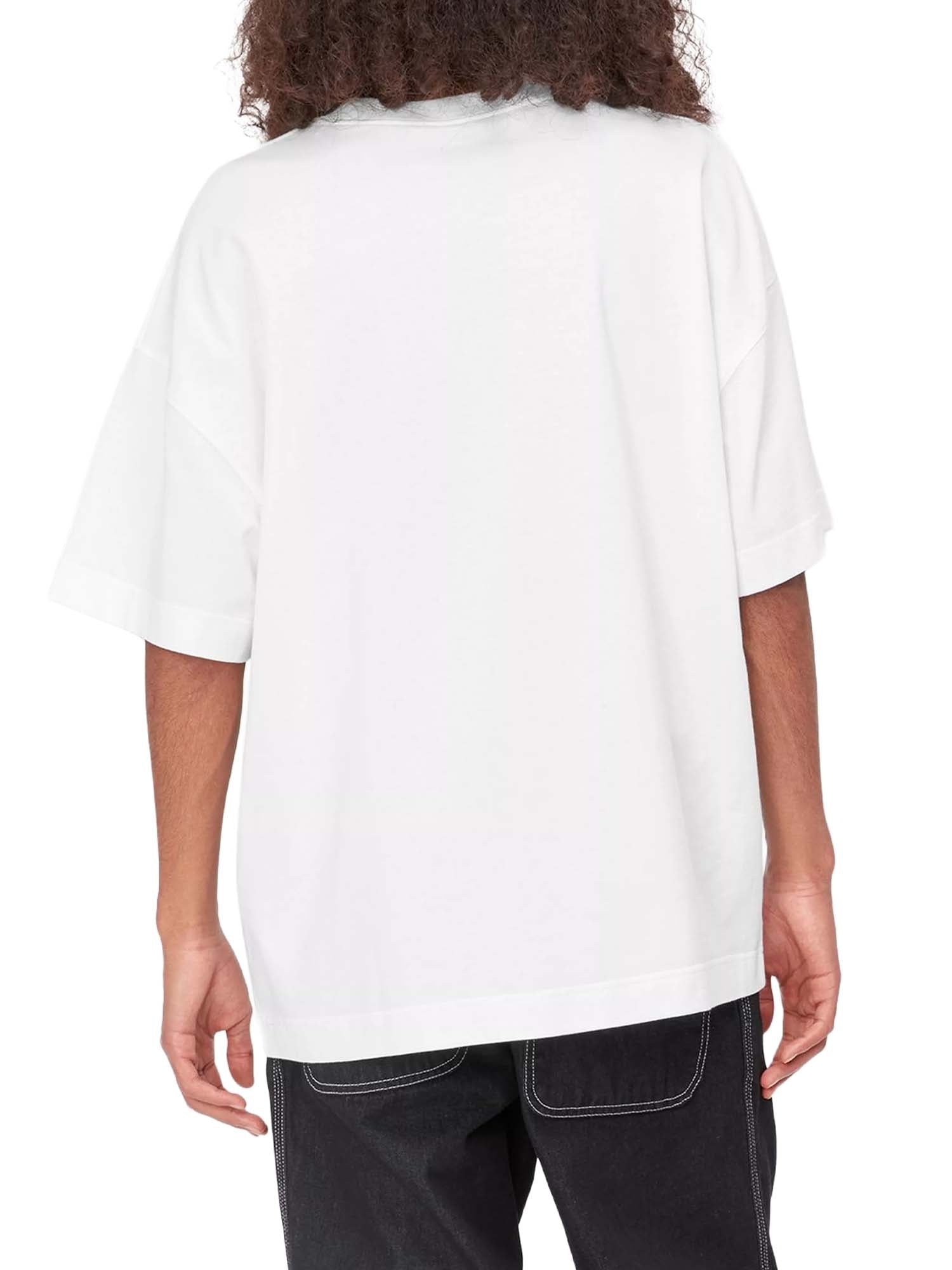 Carhartt Wip S/S Link Script T-Shirt Bianco